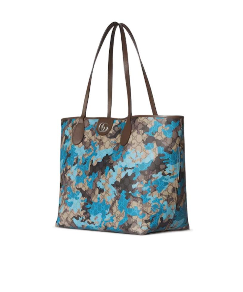 Gucci Large Gg Tote Bag in Blue for Men | Lyst