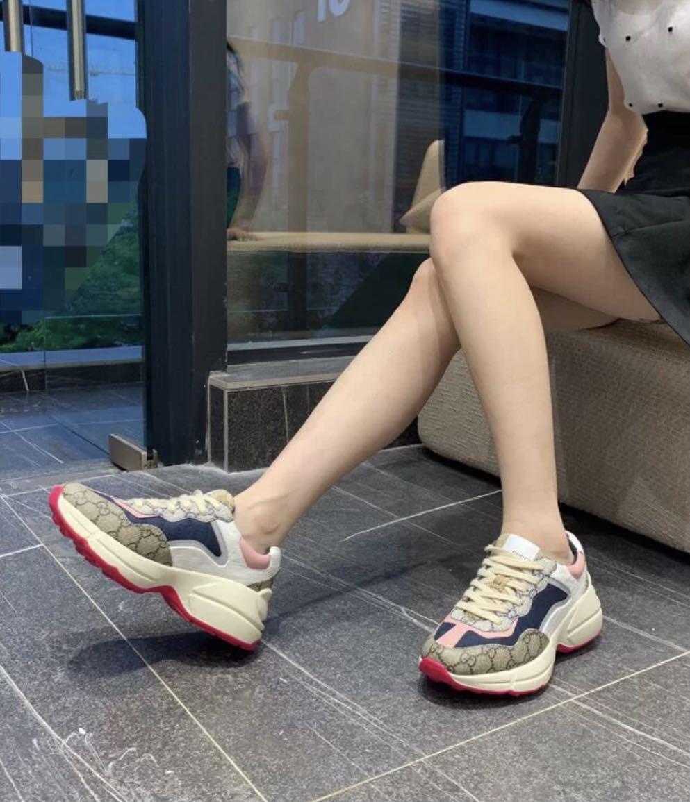 Gucci Rhyton Pink Gucci Sneakers Mens Gucci Shoes Rhyton Pink