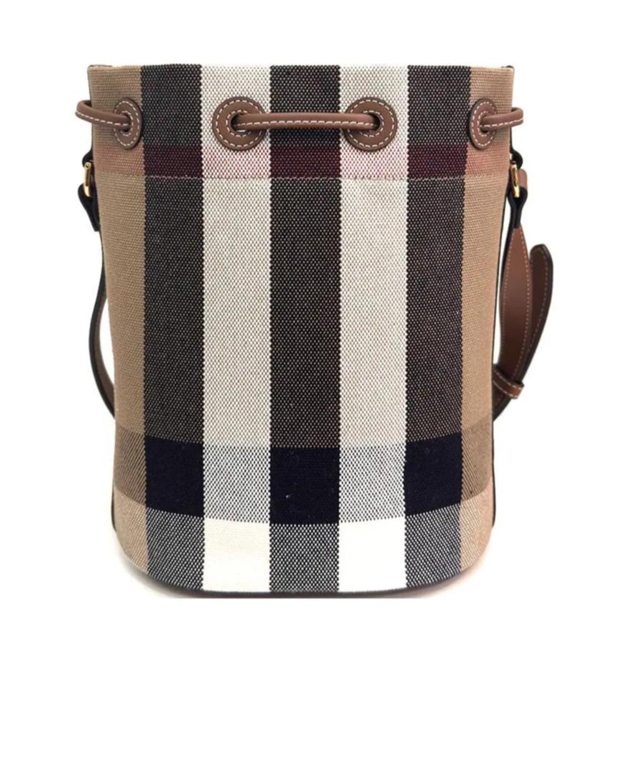 Burberry Small Drawstring Bucket Bag | Lyst