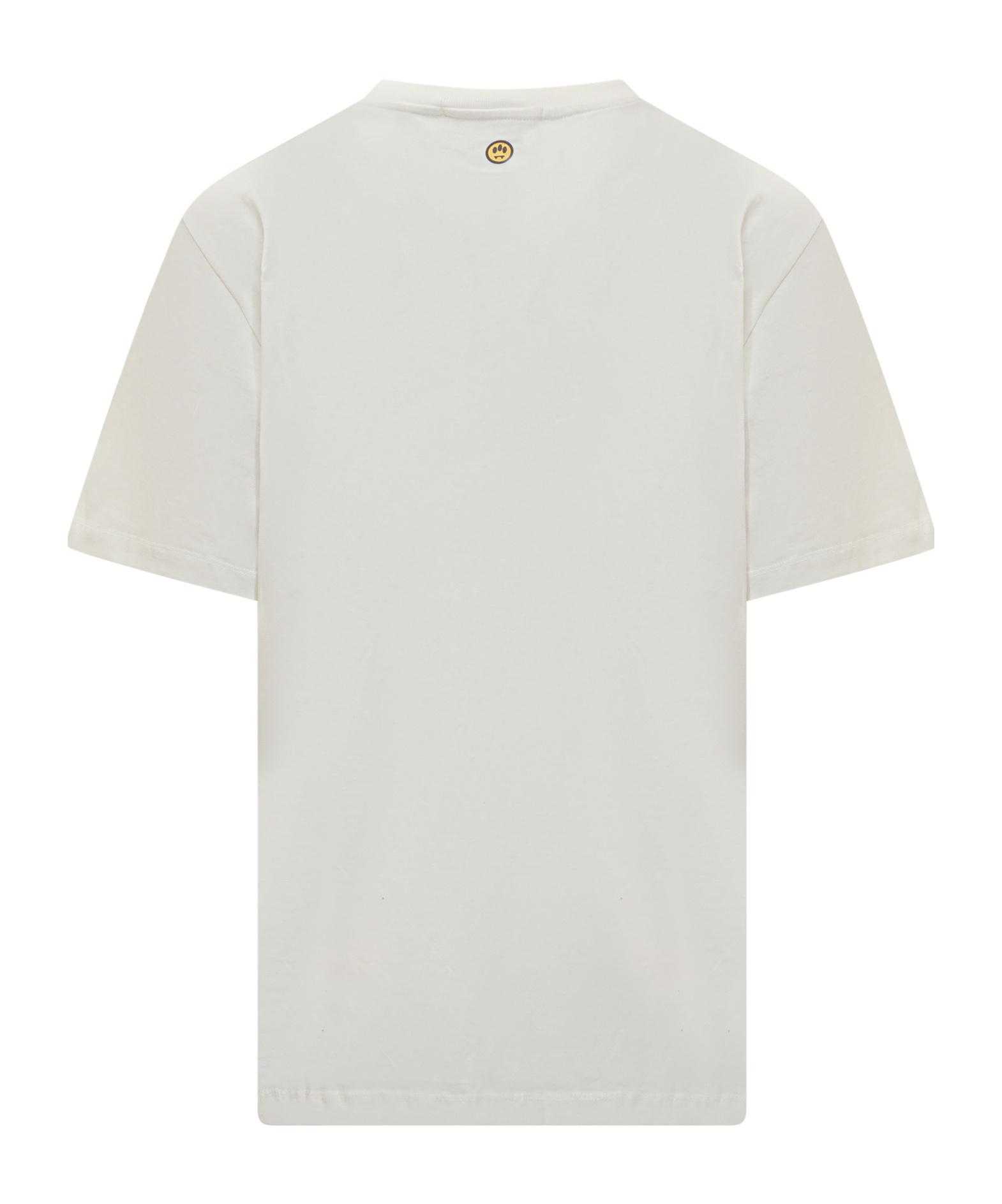 Tシャツ・カットソー BARROW Men T-shirt White S5BWUATH087 002 BARROW Men T-shirt White S5BWUATH087 002 (Barrow/Tシャツ