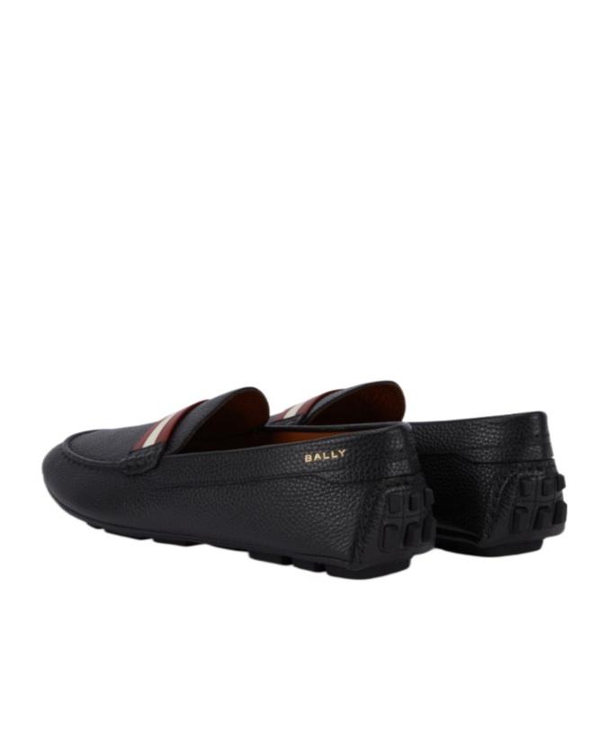 Bally Men’s Slip On Loafers Shoes Iconic B Loafers  Size 10EEE Bally Leather Slip-On Loafers | Saks Fifth Avenue main image 2