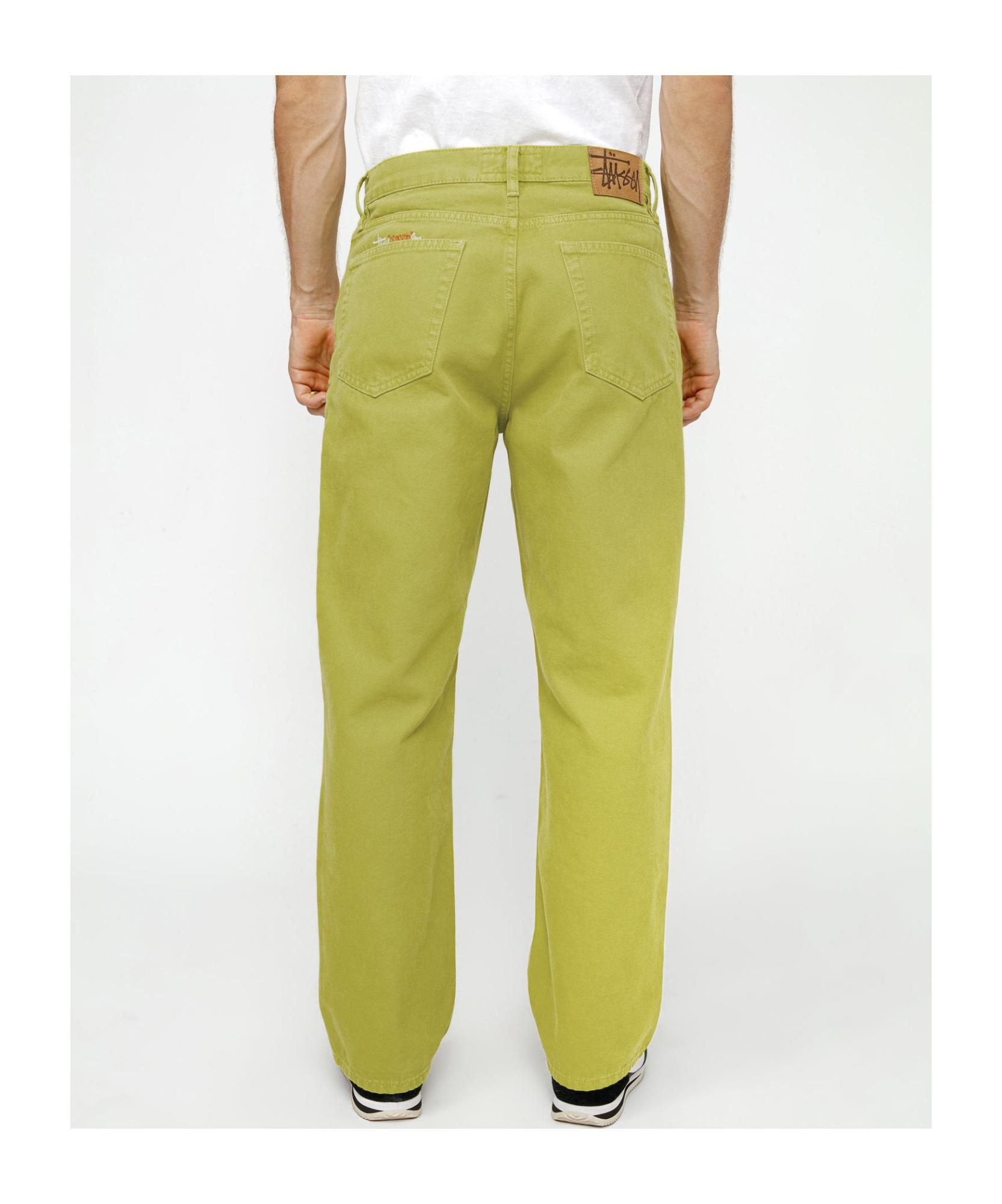Stussy Big Ol' Garment-Dyed Jeans in Green for Men | Lyst