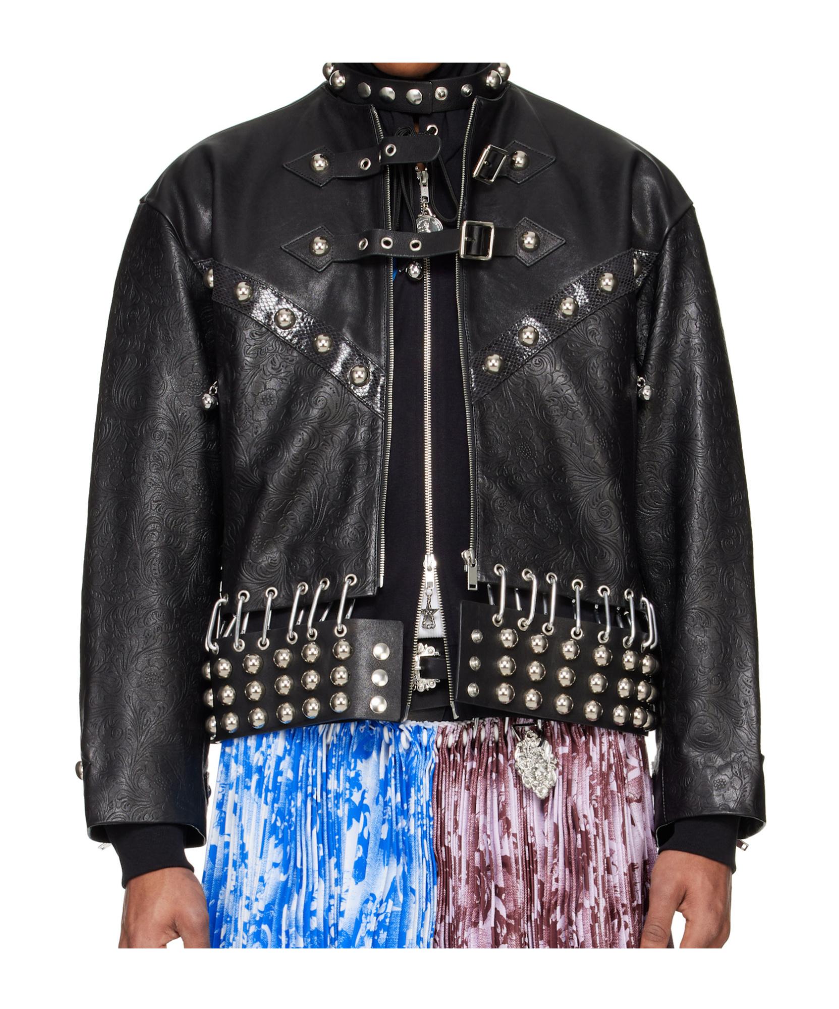 【関税込み】Chopova Lowena ブラック Lunge レザージャケット Chopova Lowena Lunge Leather Jacket in Black for Men | Lyst