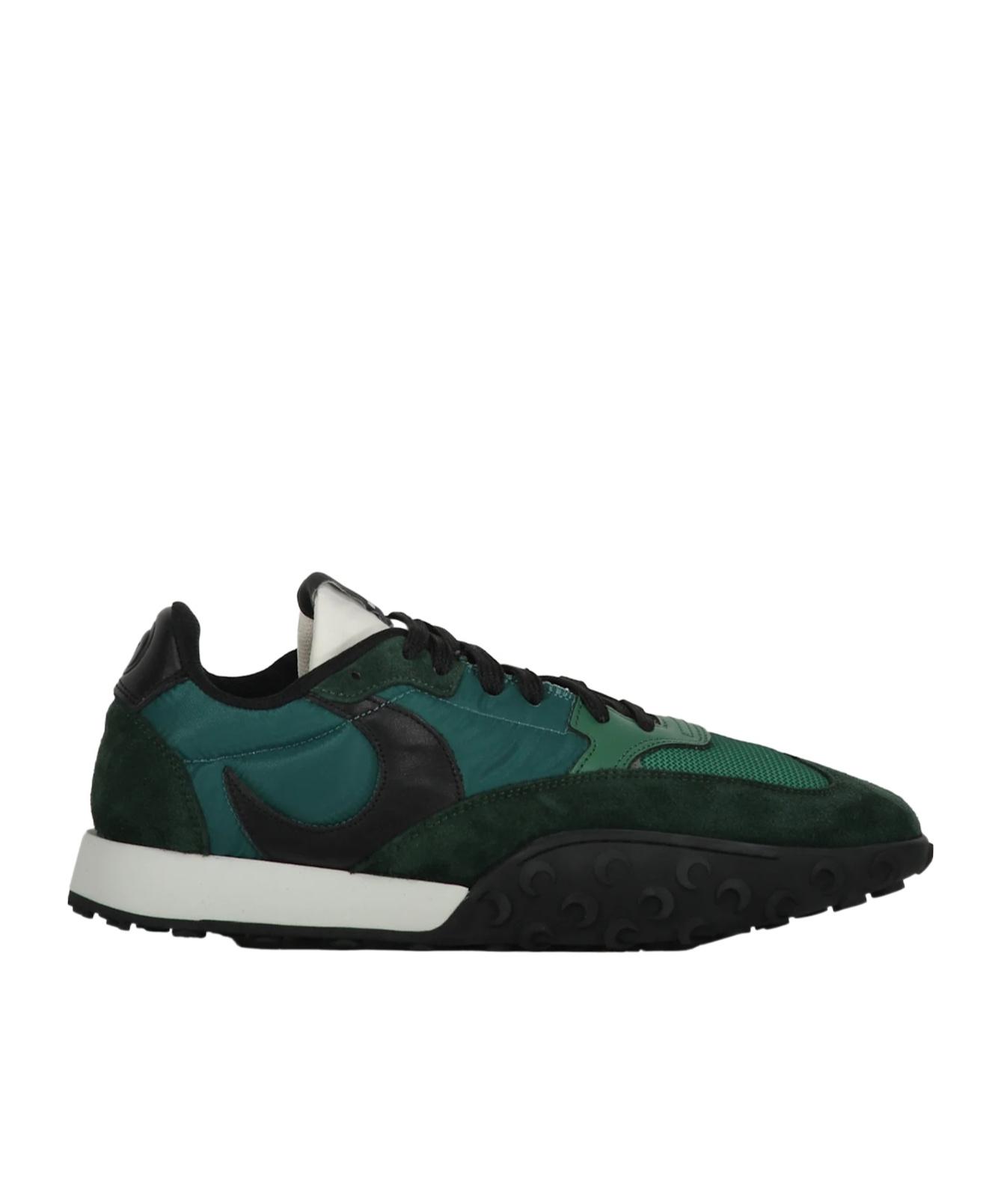 【MARINE SERRE】 Sneakers woman スニーカー Marine Serre Women's Moonwalk Sneakers in Black Marine Serre