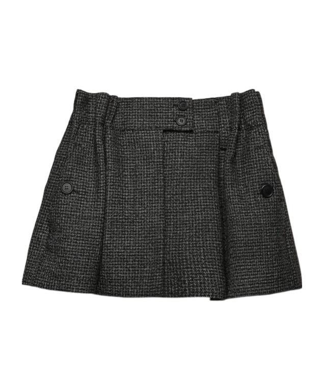 ミニスカート PRADA MIDNIGHT BLUE DRILL MINI SKIRT Prada Midnight blue drill mini skirt | The Fashion Square