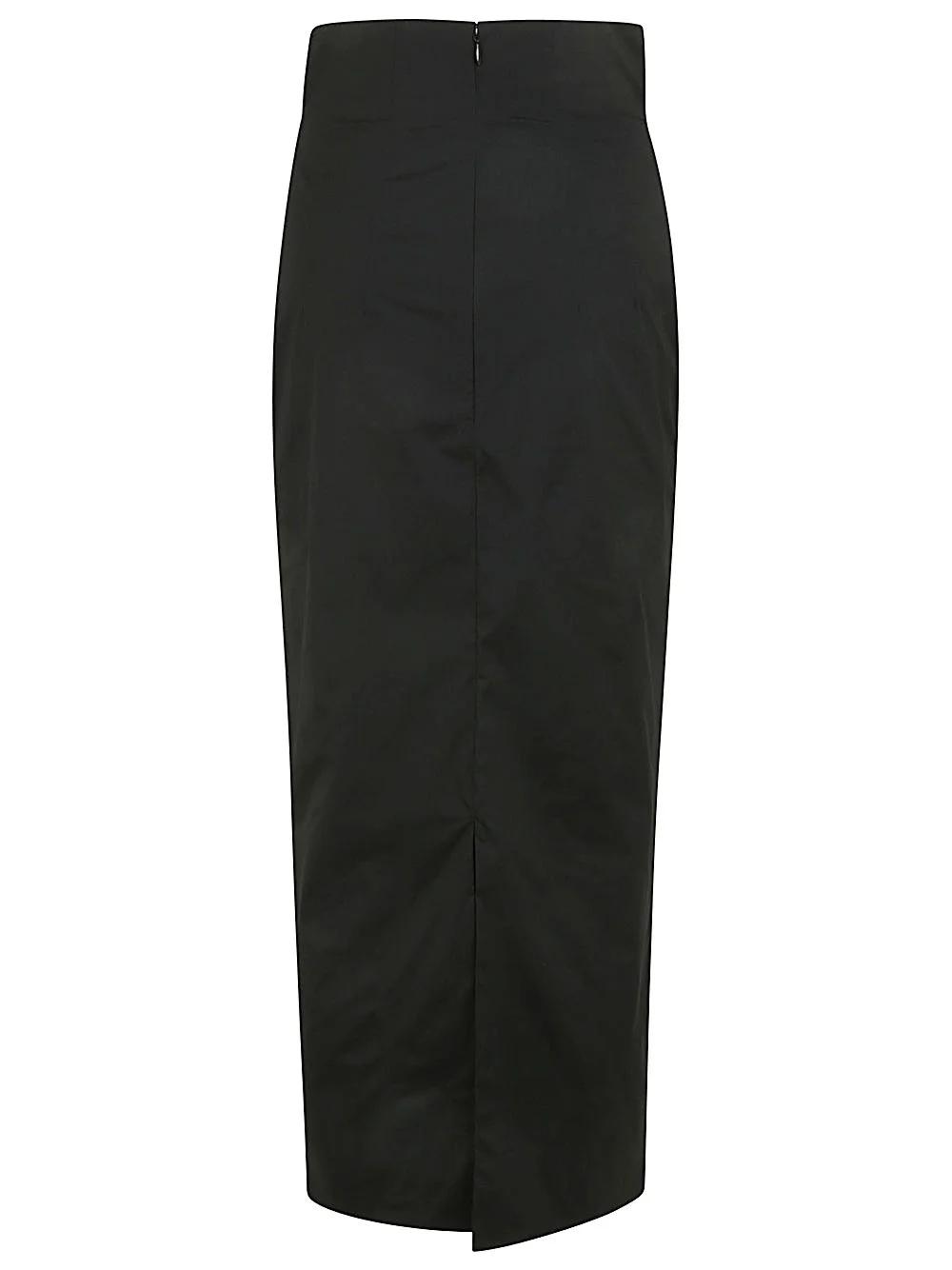 スカート PHILOSOPHY DI LORENZO SERAFINI Woman Skirt Black 01115719 21112697_51250612_600.jpg