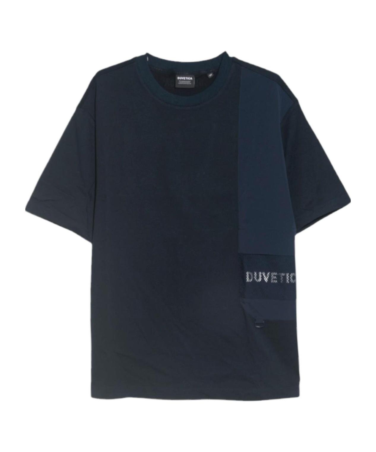 DUVETICA｜SHORT-SLEEVED ROUND NECK T-SHIRTS (VIAREGGIO ( duvetica-NERO-Short-Sleeved-T-