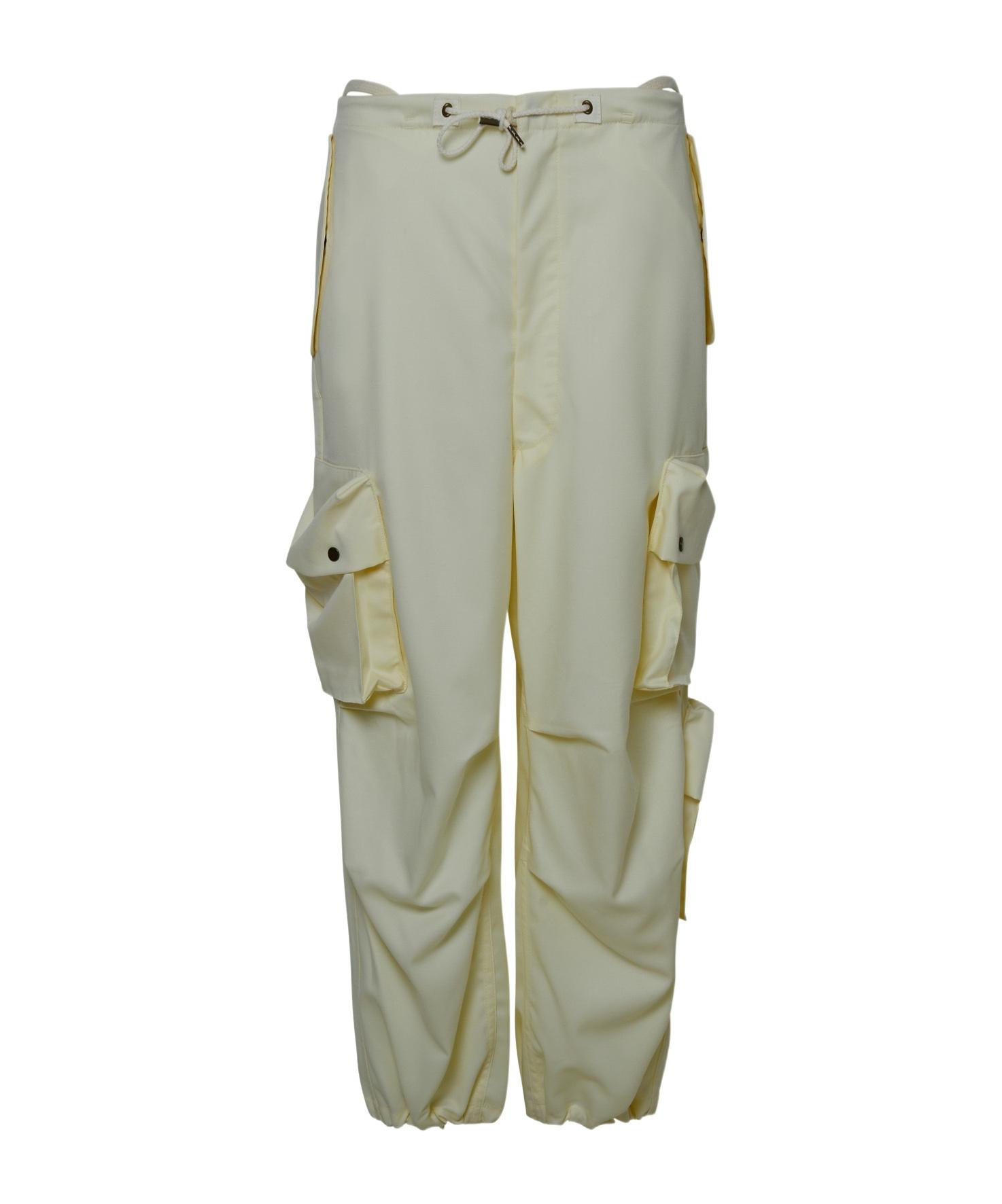 パンツ DARKPARK FW23 Cream wool Blair cargo pant (WTR14FAW01 0002) DARKPARK Cargo pants for Women | Online Sale up to 70% off