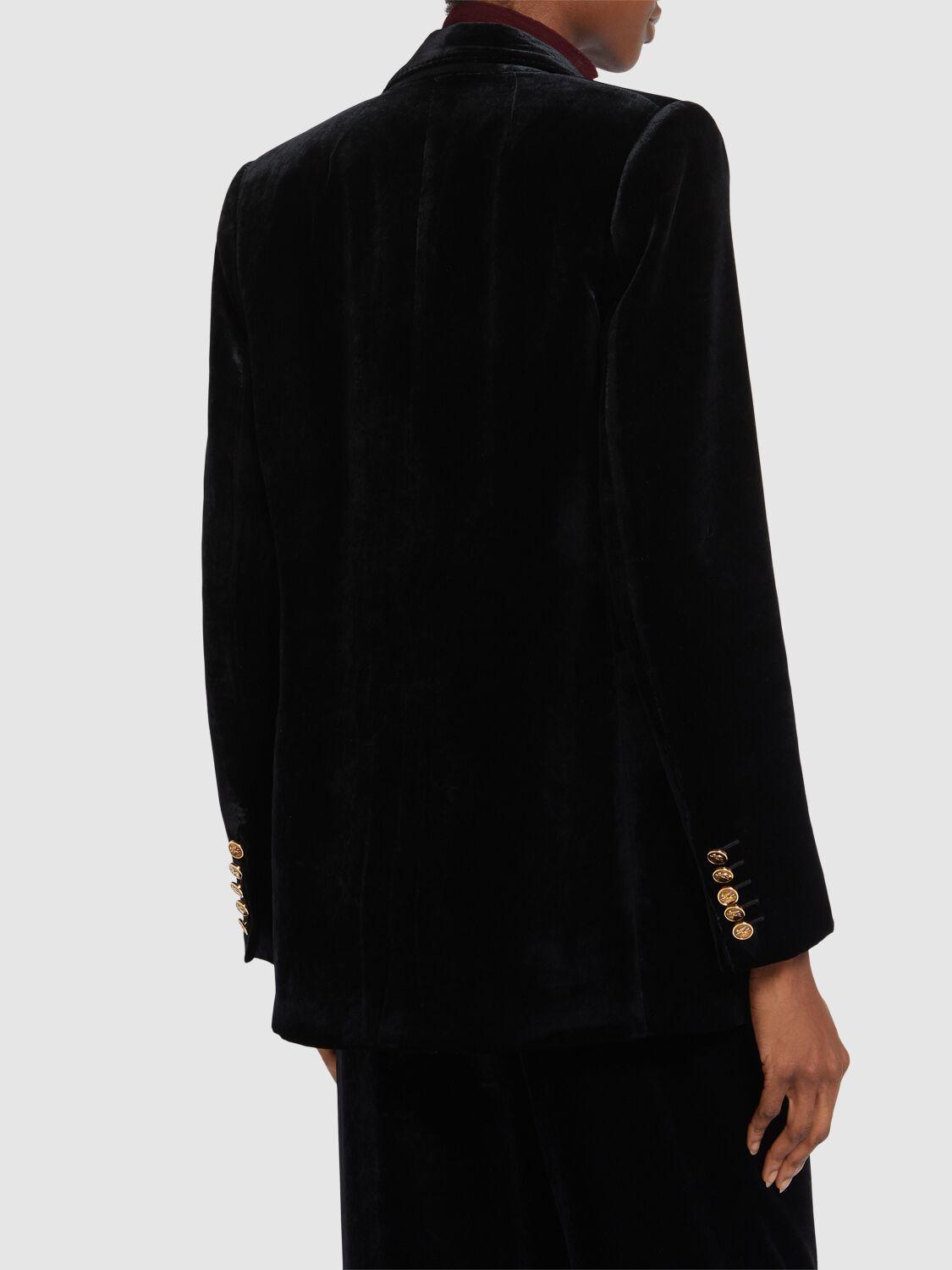 Etro Single-Breasted Blazer in Black | Lyst