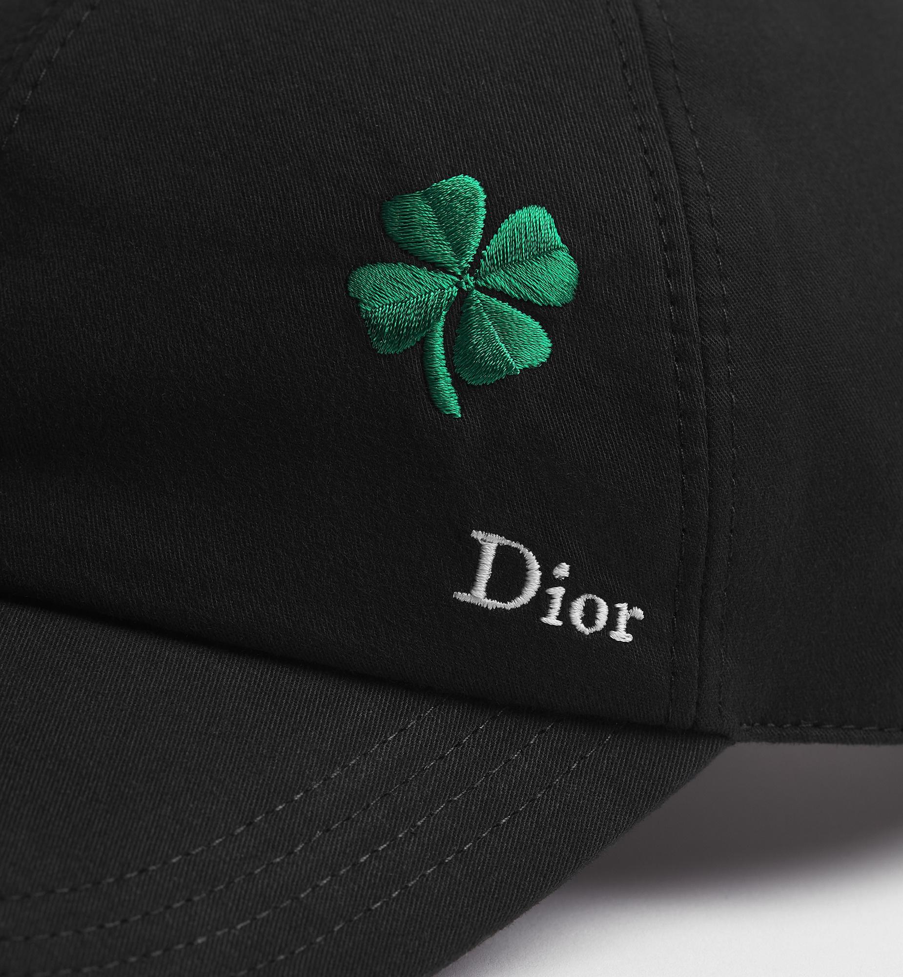 Dior Clover Cap in Black for Men | Lyst