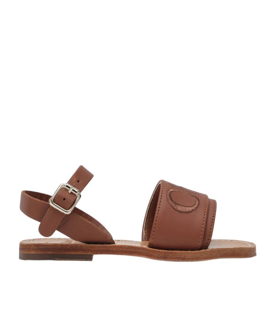 未使用 Chloe クロエ CH27252 ファー サンダル 示さ 38/ベージュ  