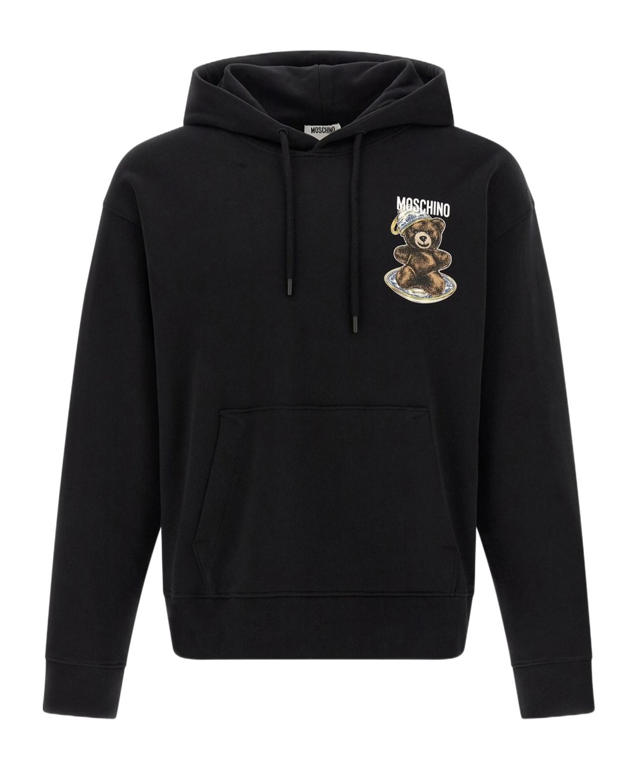 パーカー・フーディ Moschino Sweatshirt With All Over Logo moschino-1555-Teddy-Print-