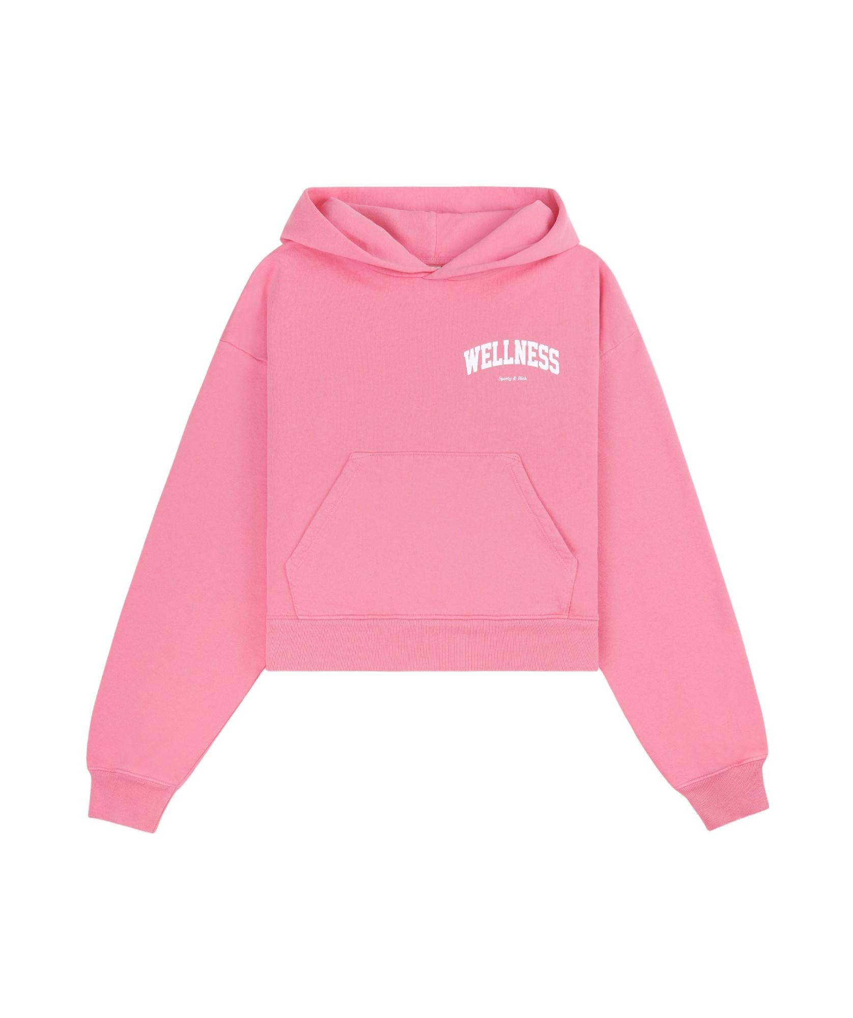 Sweatshirt Pulli In Pink Cropped Sweatshirt Wellness Pulli Pink