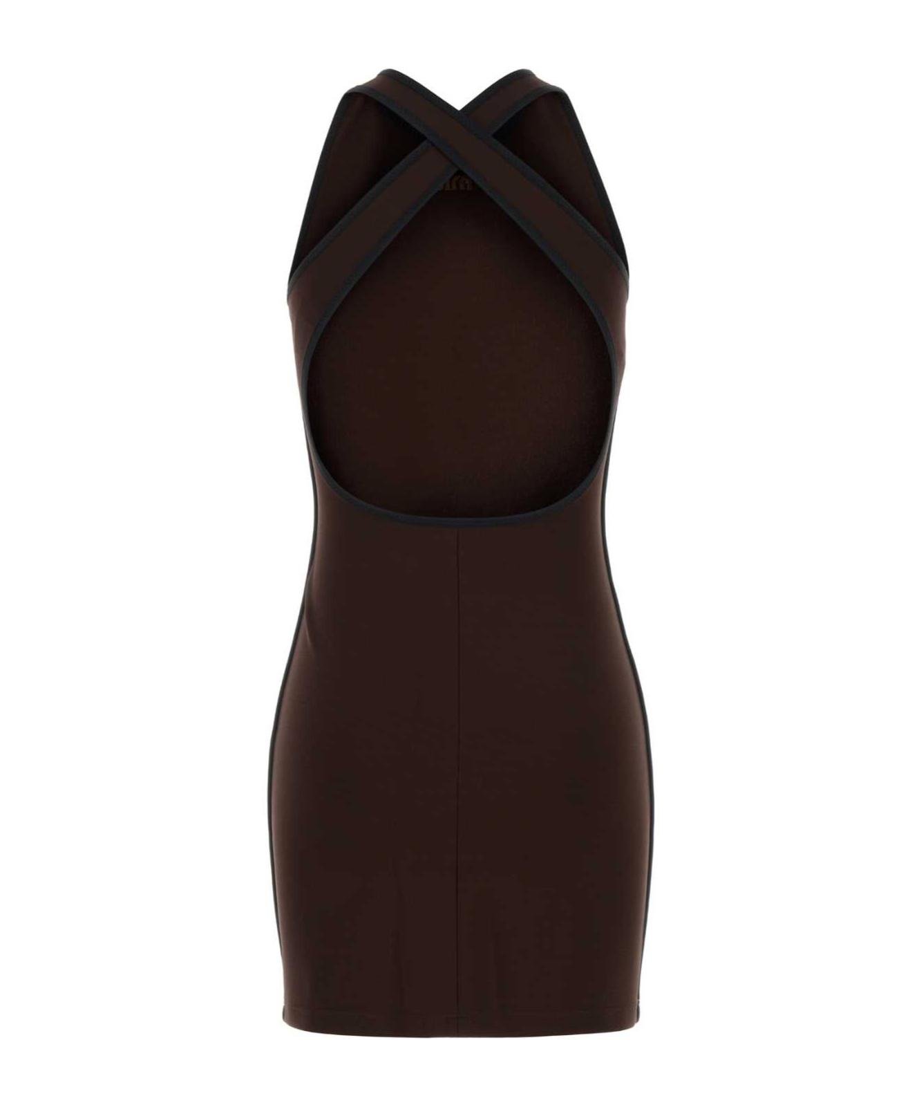 ワンピース MIU MIU AW2000 Churip Silk Mini Dress Miu Miu Dress Size 42 IT: Refined Elegance