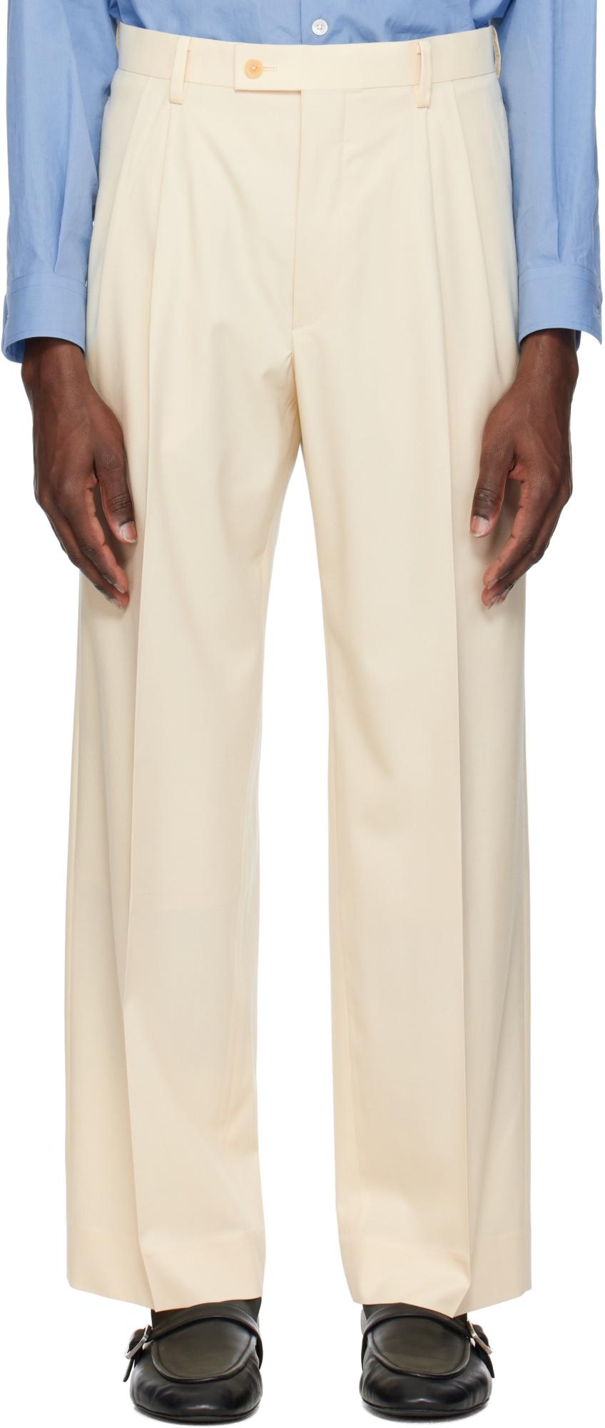 auralee-IVORY-Two-Tuck-