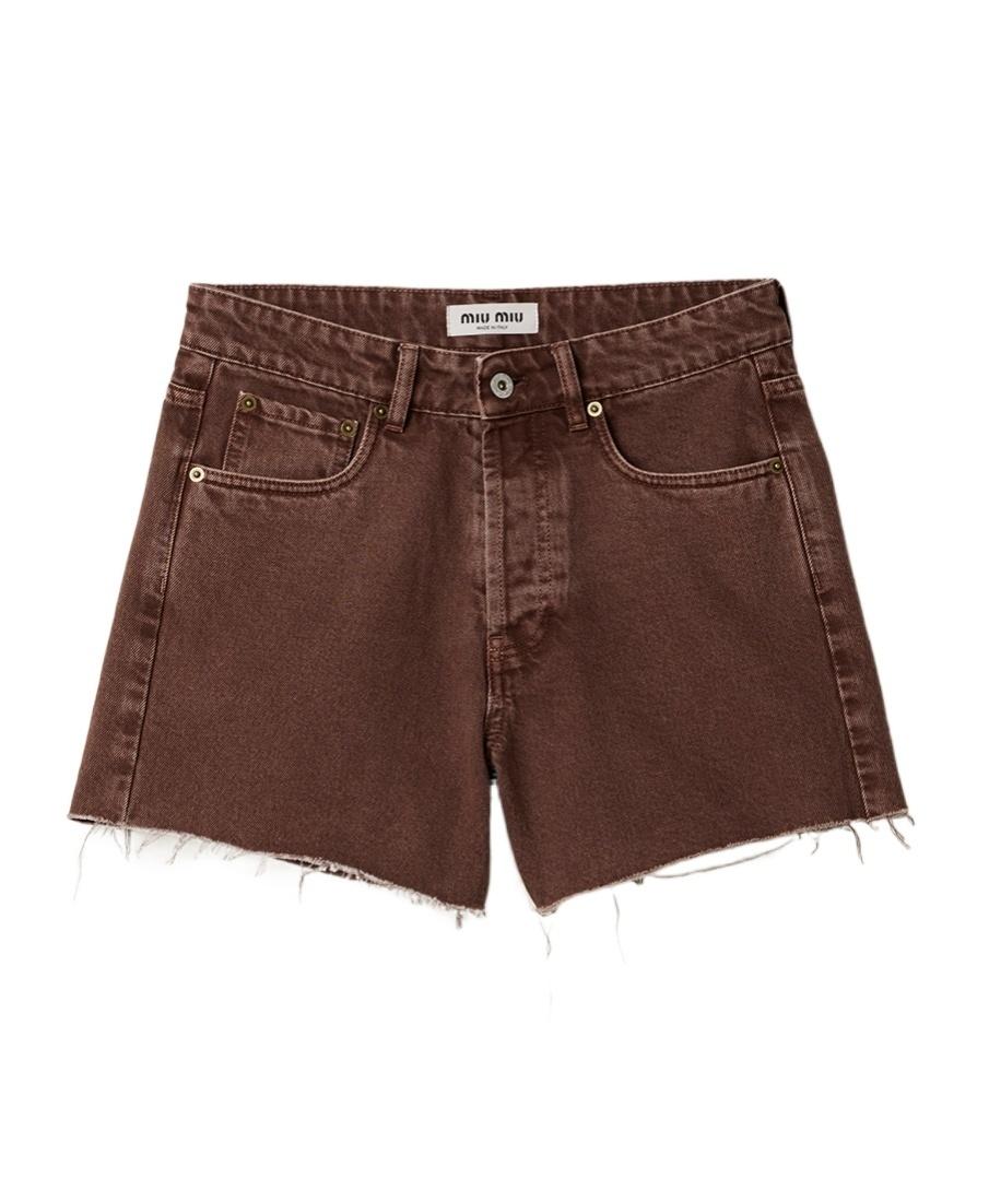 Miu Miu Jean and denim shorts for Women | Online Sale up to