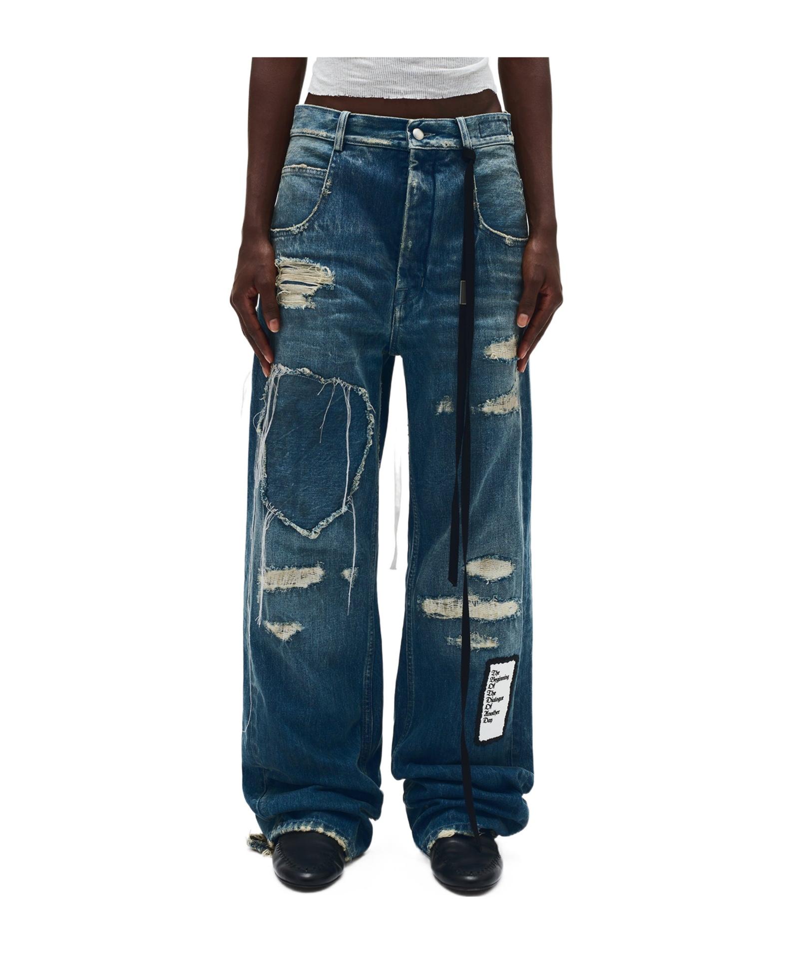 Ann Demeulemeester Claire 5 Pocket Comfort Jeans in Blue | Lyst