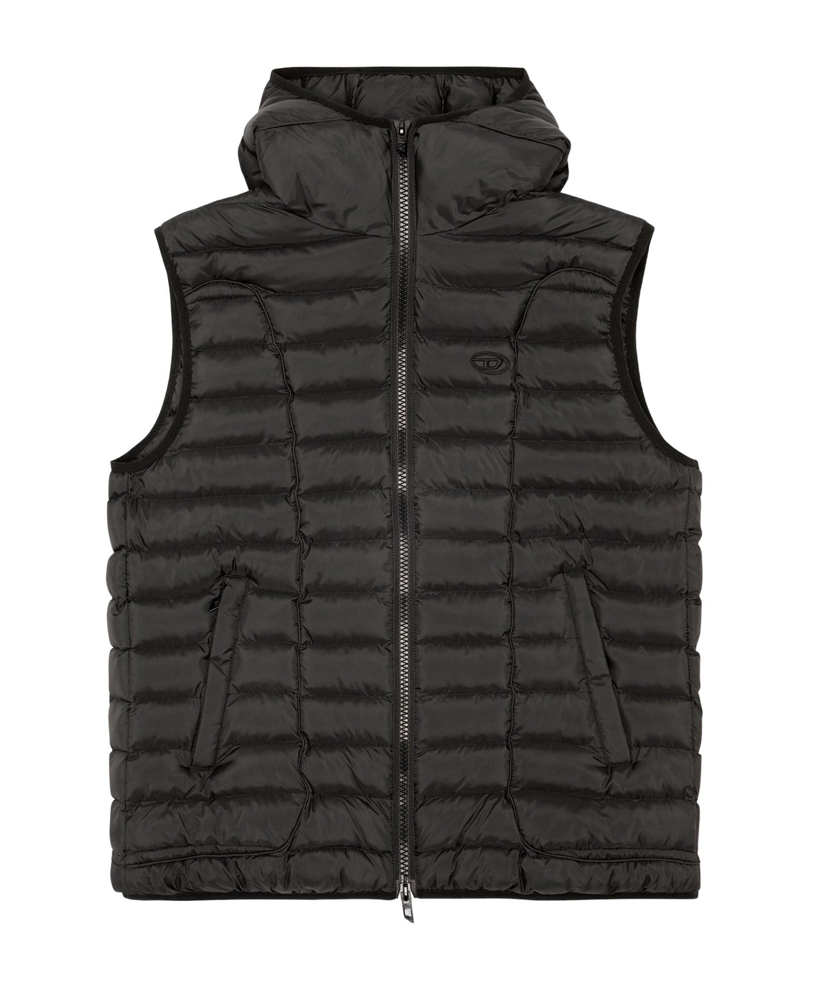 DIESEL 23AW W-RALLE-SL Down Vest Diesel Khaki W-Ralle Jacket Diesel