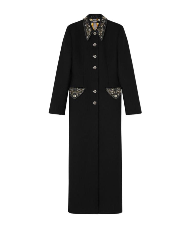ジャケット・アウター VERSACE Super long coat Versace Coats for Men | US Online Store