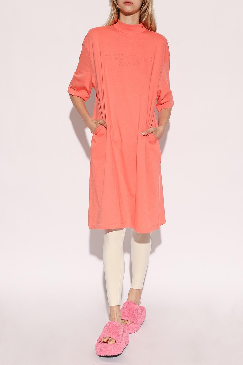 ワンピース FEAR OF GOD DRESS (125SP257150FW) Green Dress with logo Fear Of God Essentials - encima estos