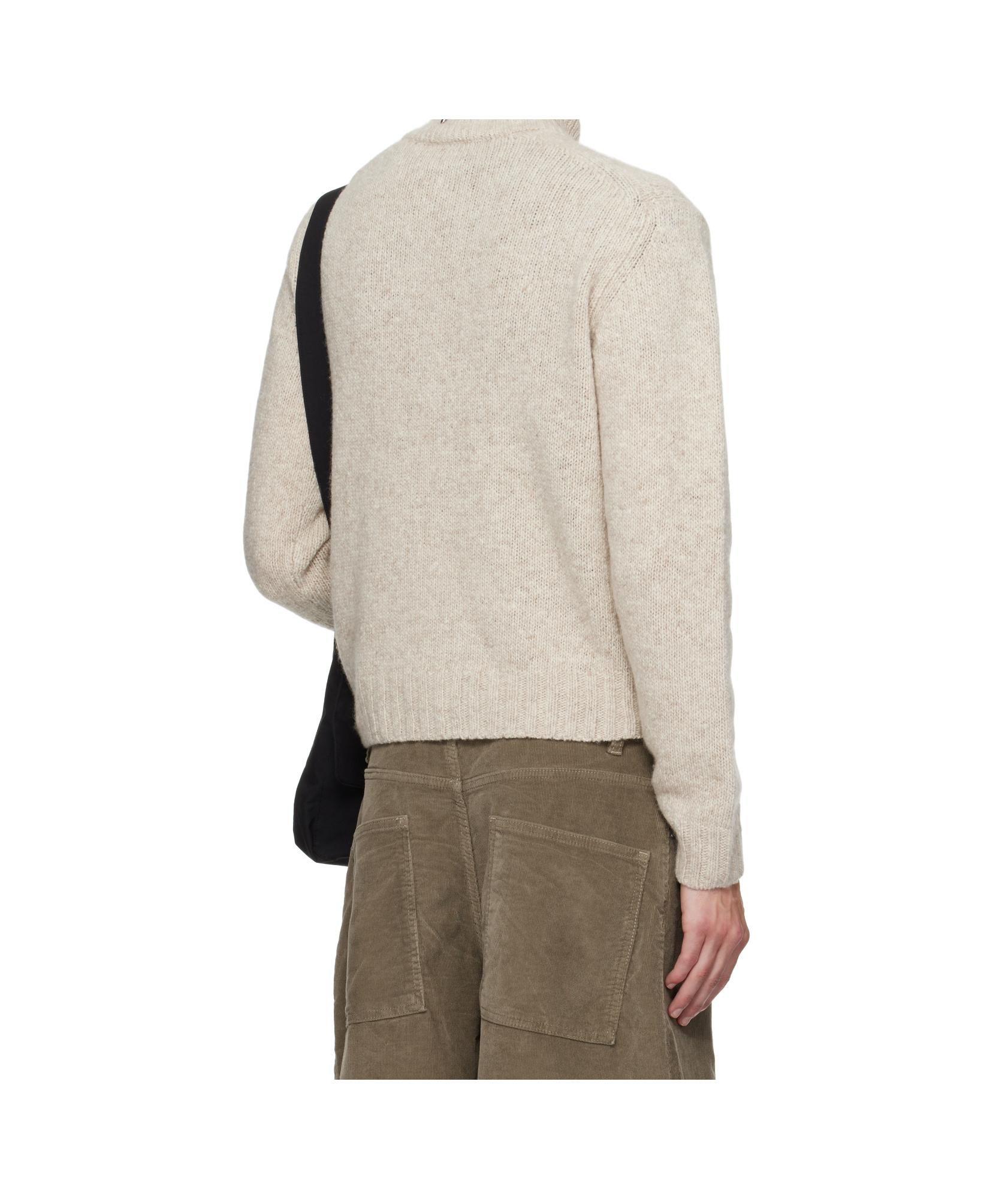 AURALEE High-Neck Cashmere Sweater in Natural for Men | Lyst