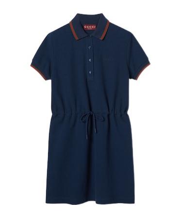 【美品】GUCCI Mini Dress ミニドレス ポロシャツワンピース M 美品】GUCCI Mini Dress ミニドレス ポロシャツワンピース M 美