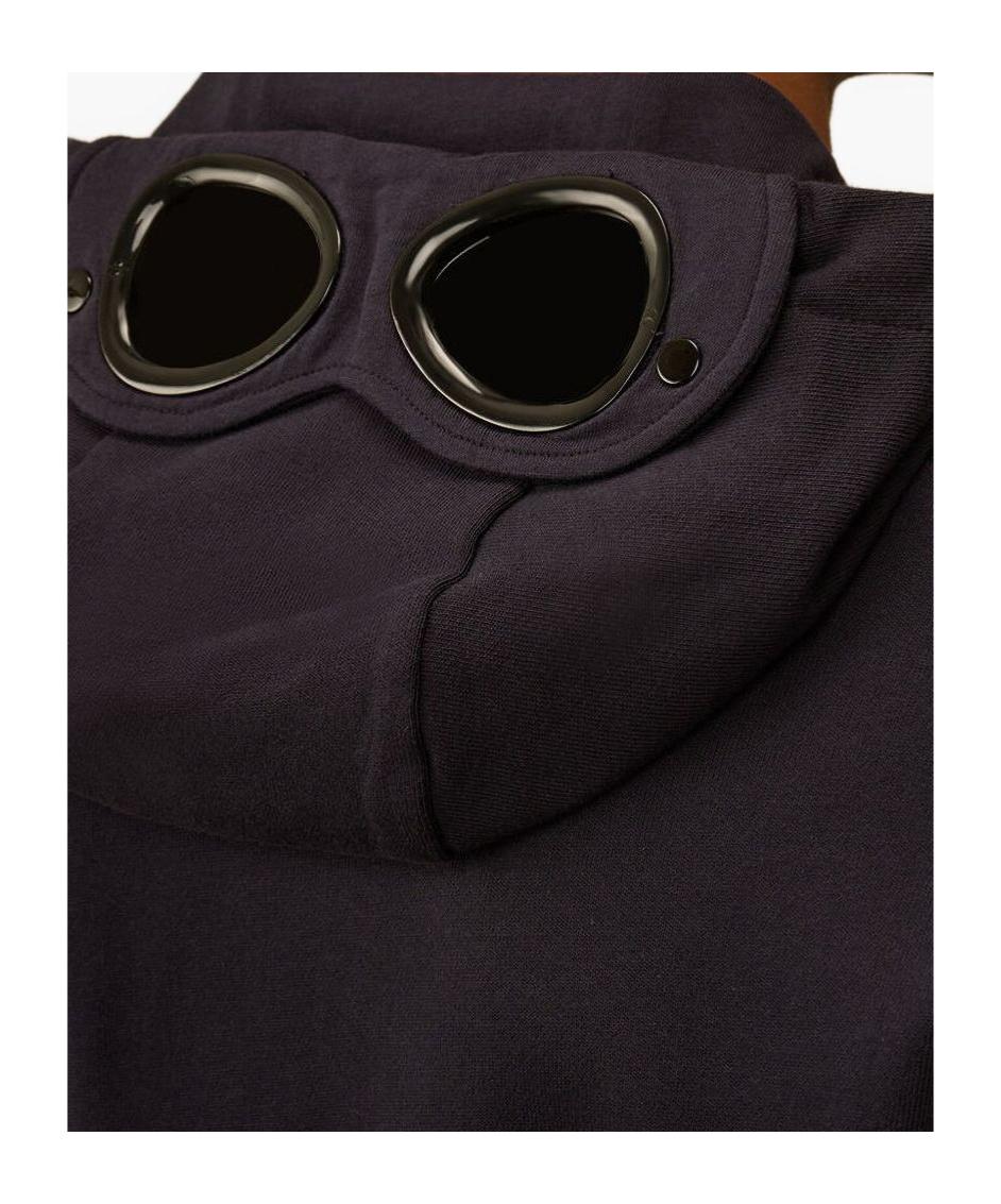 C.P. Company Goggle Full-Zip Sweater in Black for Men | Lyst