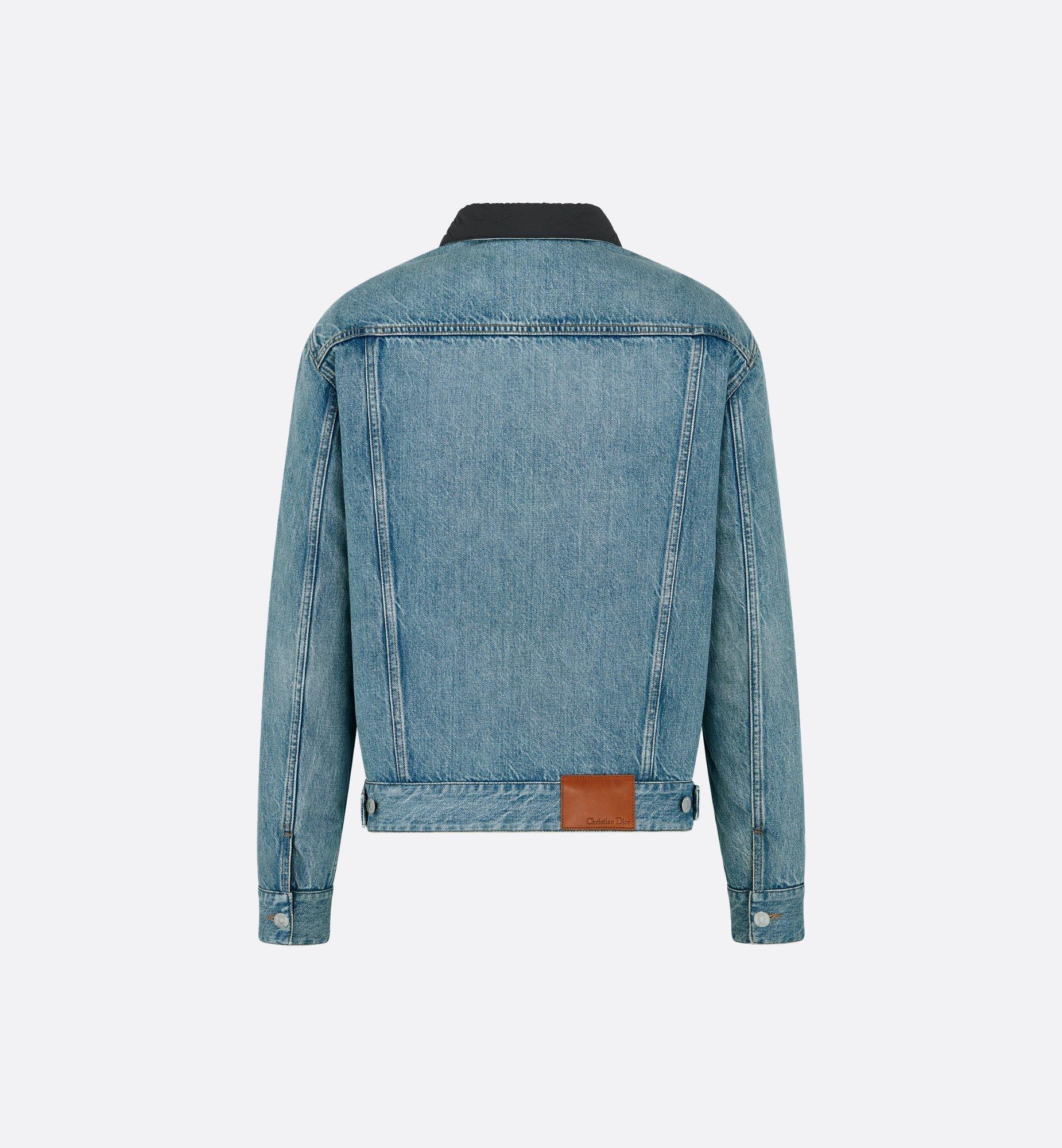 Dior Homme Reversible Cannage Jean Jacket in Blue for Men | Lyst