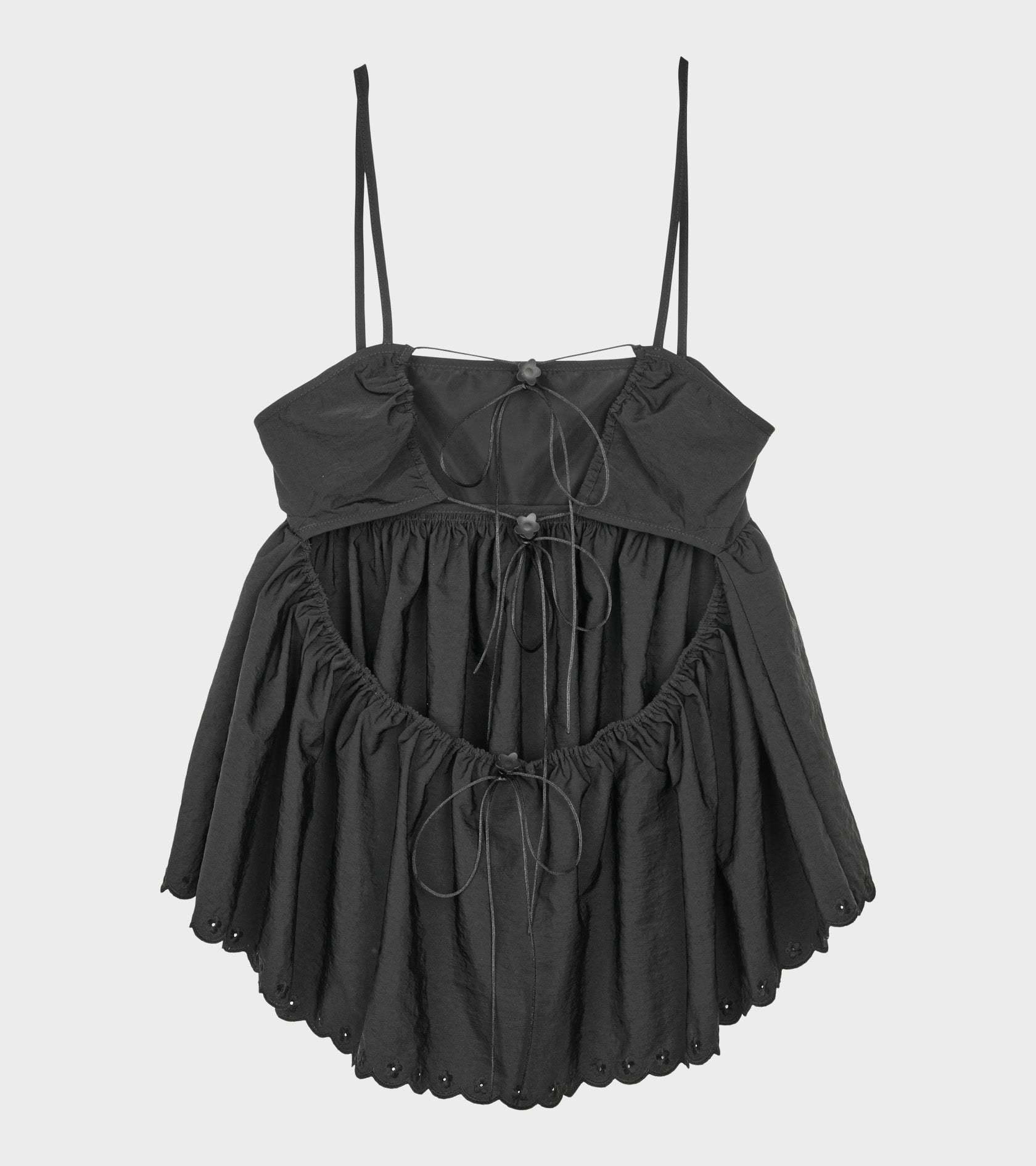 Cecilie Bahnsen Selena Top in Black | Lyst