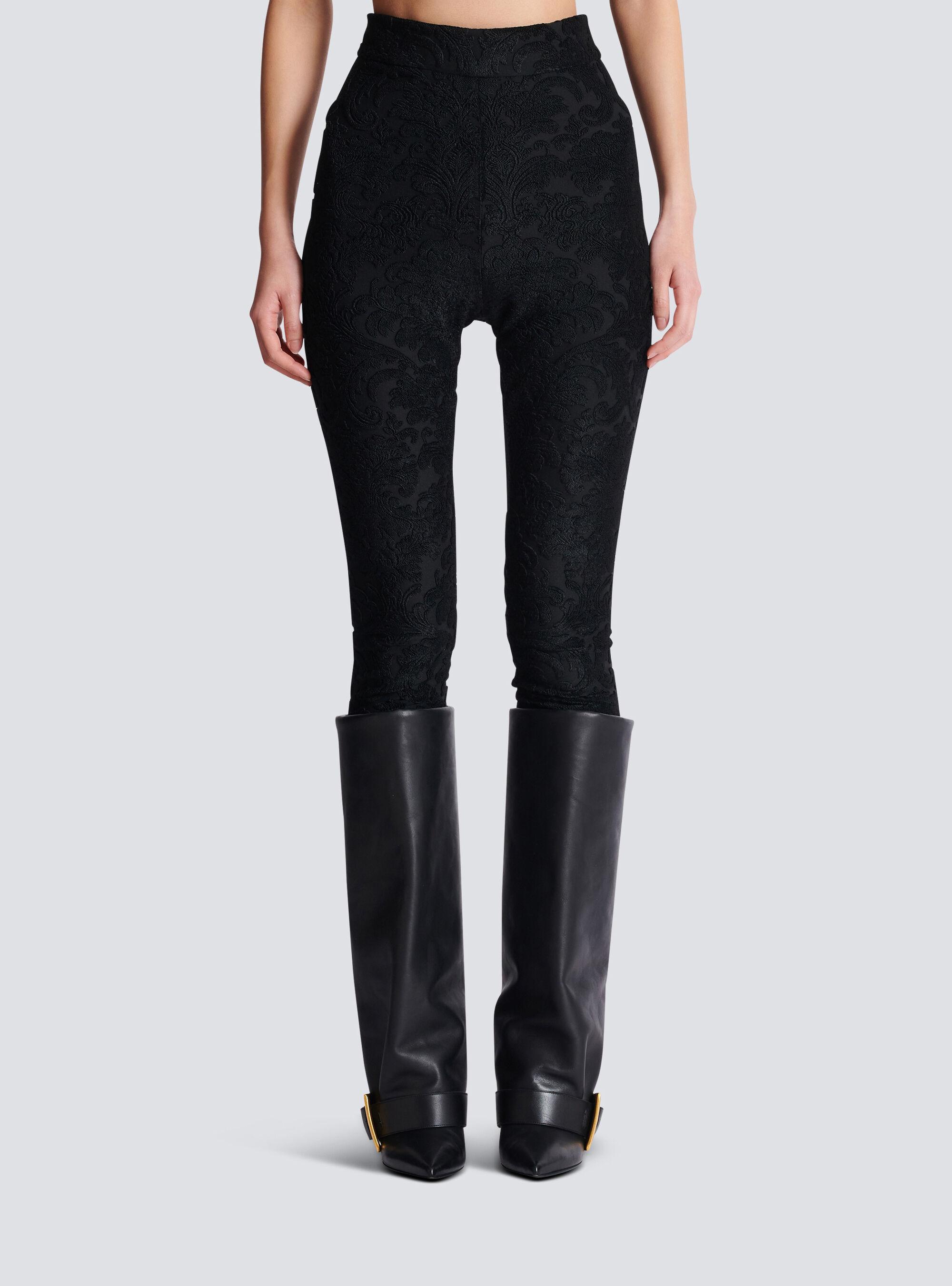 【関税＆送料込み】Balmain Leggings Jersey leggings with 6 buttons - Women | BALMAIN