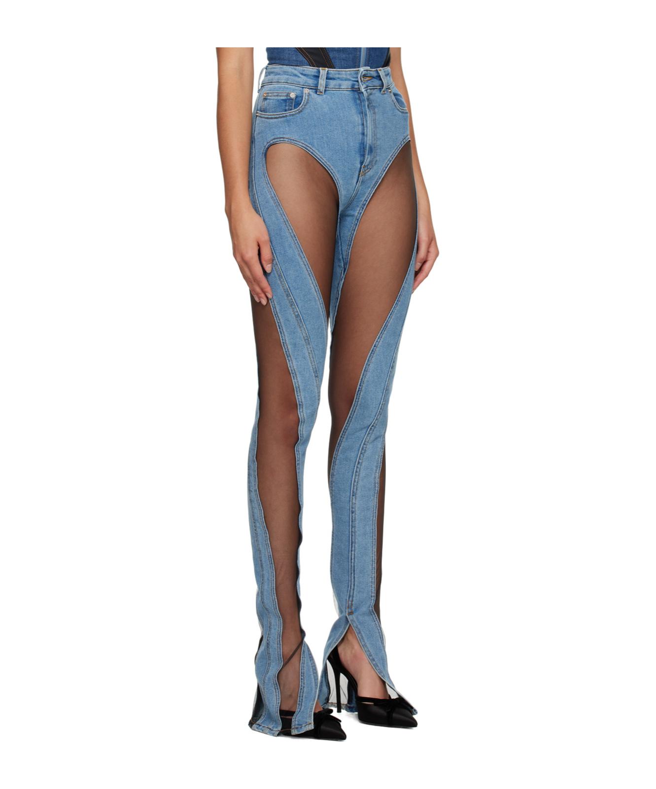 【ミュグレー】 Denim - Skinny Jeans デニム・ジーパン Mugler Skinny jeans for Women | Online Sale up to 75% off | Lyst