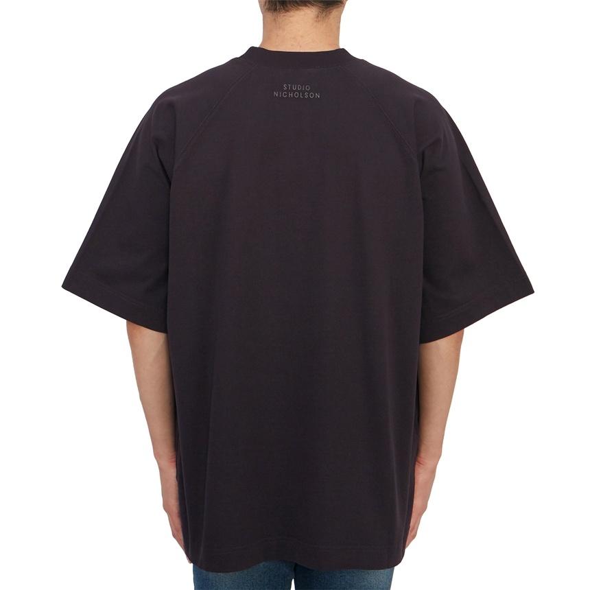 STUDIO NICHOLSON｜SHORT-SLEEVED ROUND NECK T-SHIRTS (BRI Studio Nicholson Rond T-Shirt in Thunder – Cedar & Hyde