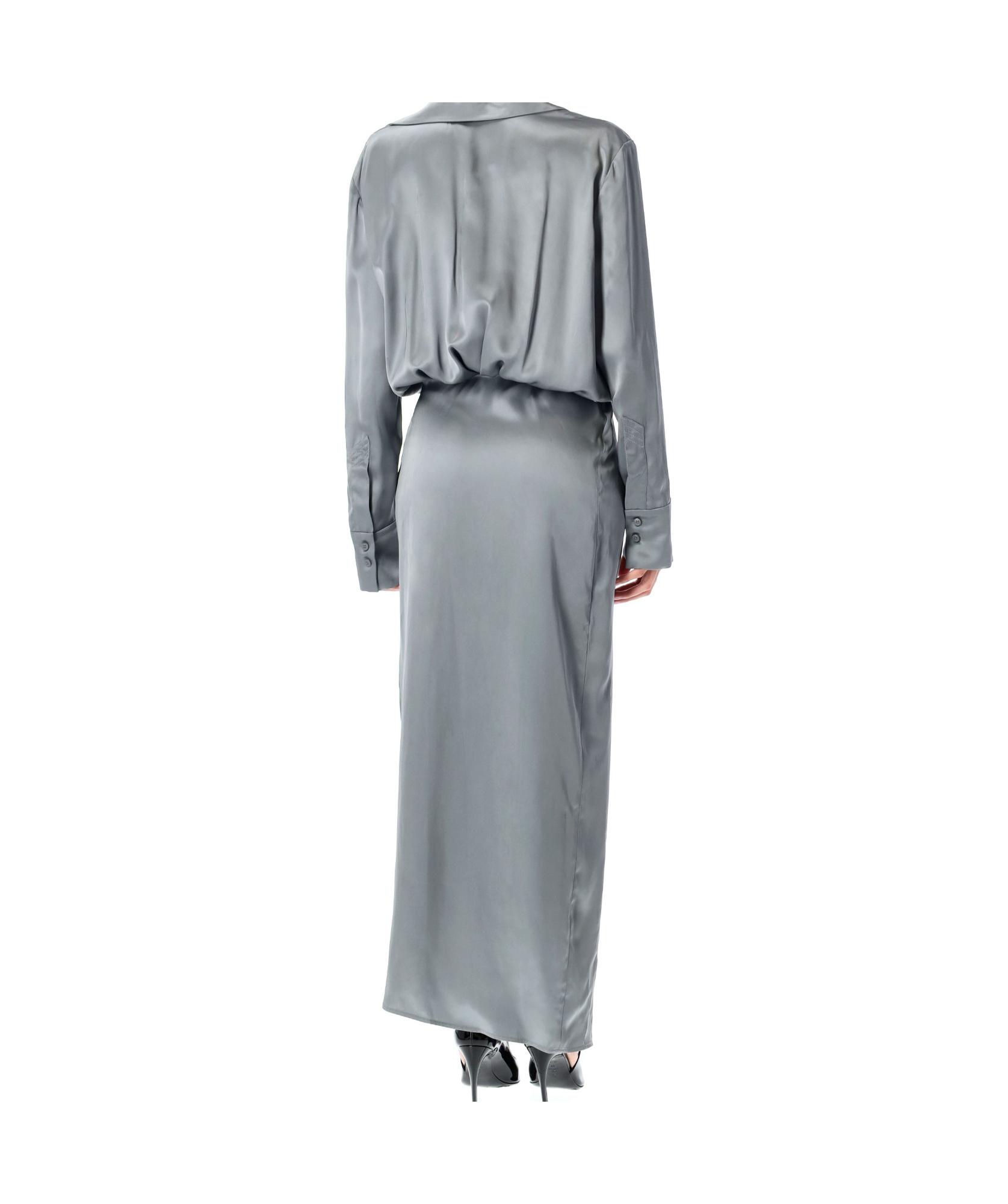 オールインワン・サロペット The Attico Cady Midi Dress With Satin Piping THE ATTICO Sleeveless Midi Dress in Black | REVOLVE