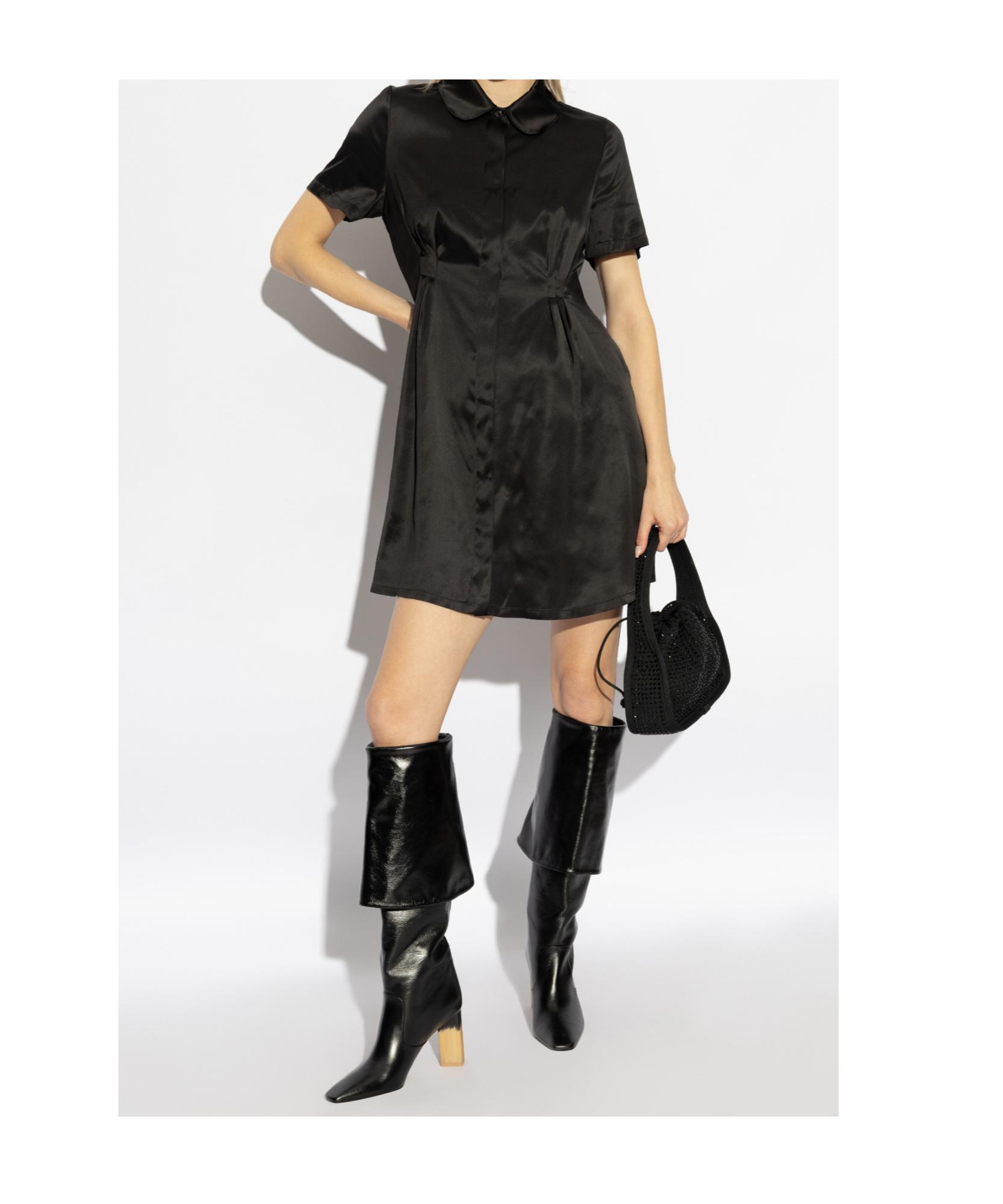 A.P.C. Lilou Dress in Black | Lyst