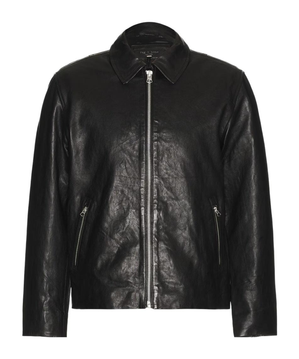 rag & bone ブラックレザーライダースジャケット rag & bone（ラグアンドボーン）の「rag & bone + Schott