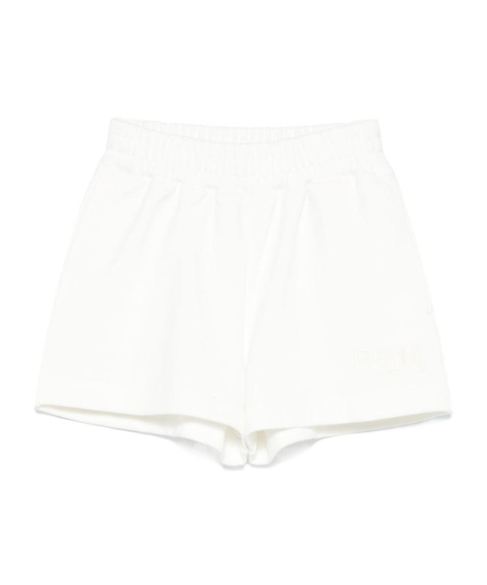 ショーツ FENDI IVORY VISCOSE BLEND SHORTS Fendi Ivory Viscose Blend Short – LOZURI®