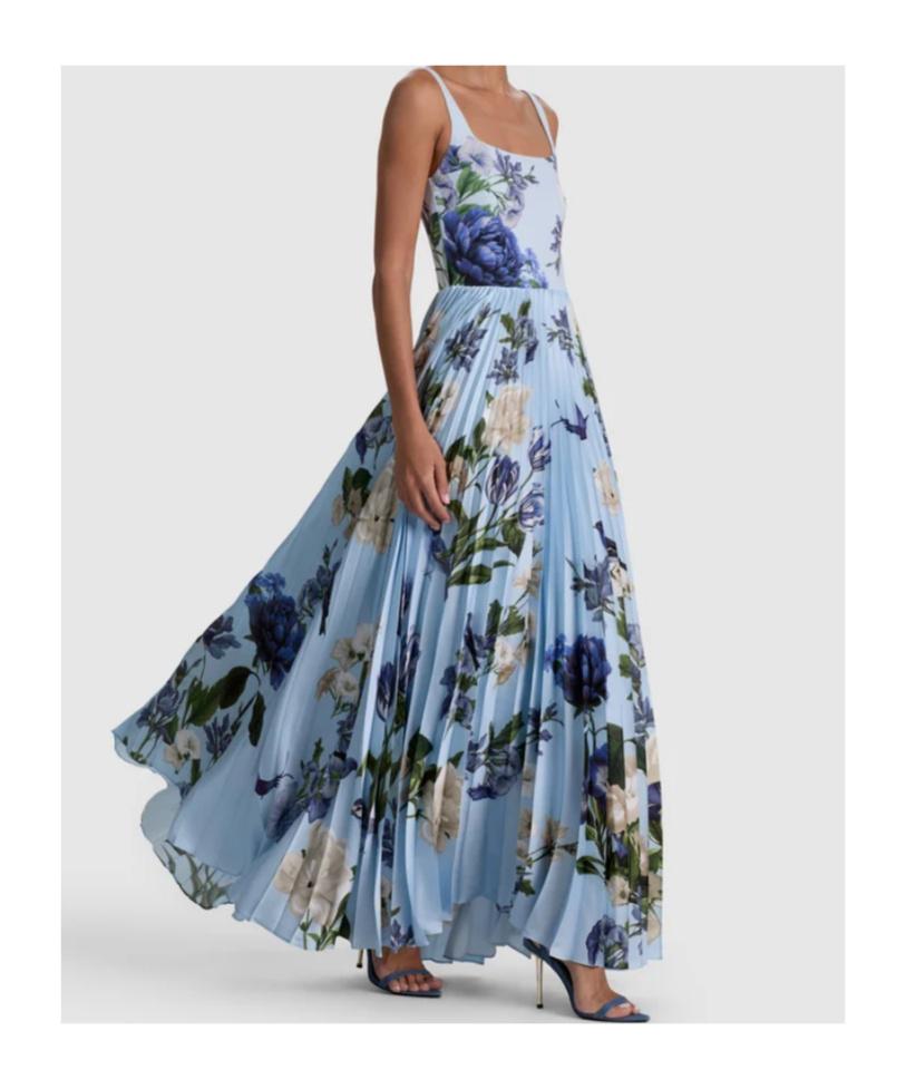 alice and olivia triss floral maxi dress Alice + Olivia | Dresses | Alice Olivia Triss Sleeveless Maxi Dress With Leather Trim