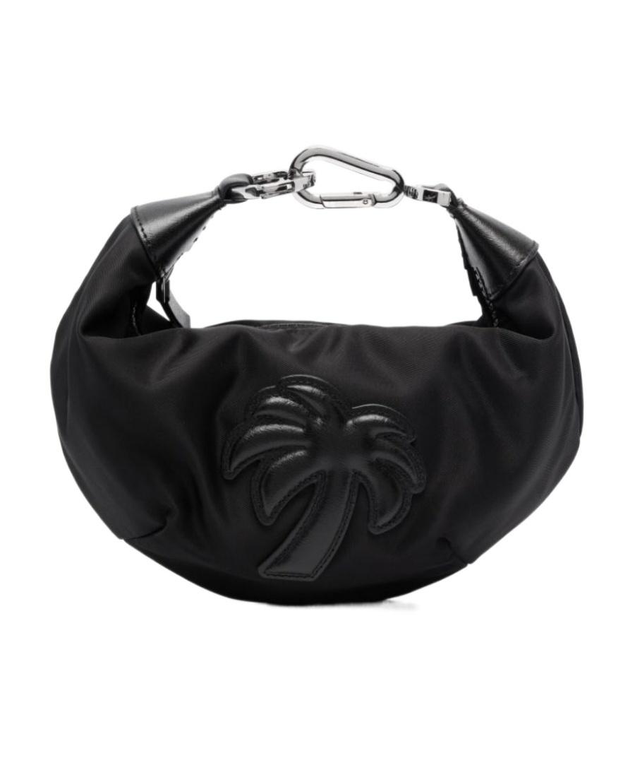 Palm Angels Big Palm Zipped Hobo Bag in Black | Lyst