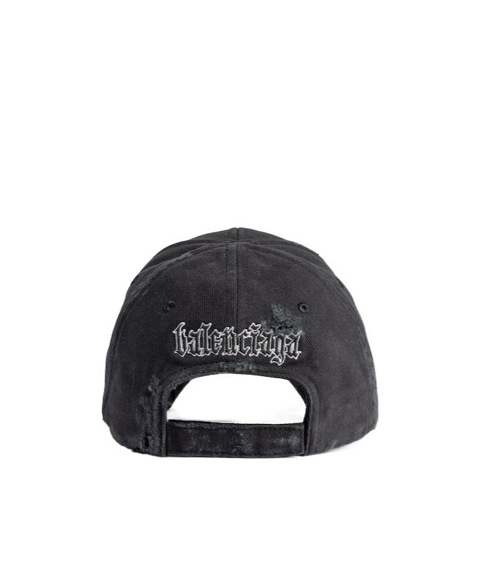 ハット BALENCIAGA BLACKLETTER SCRIPT HAT IN BLACK DELAVE Balenciaga BLACKLETTER SCRIPT HAT IN BLACK DELAVE - Hats
