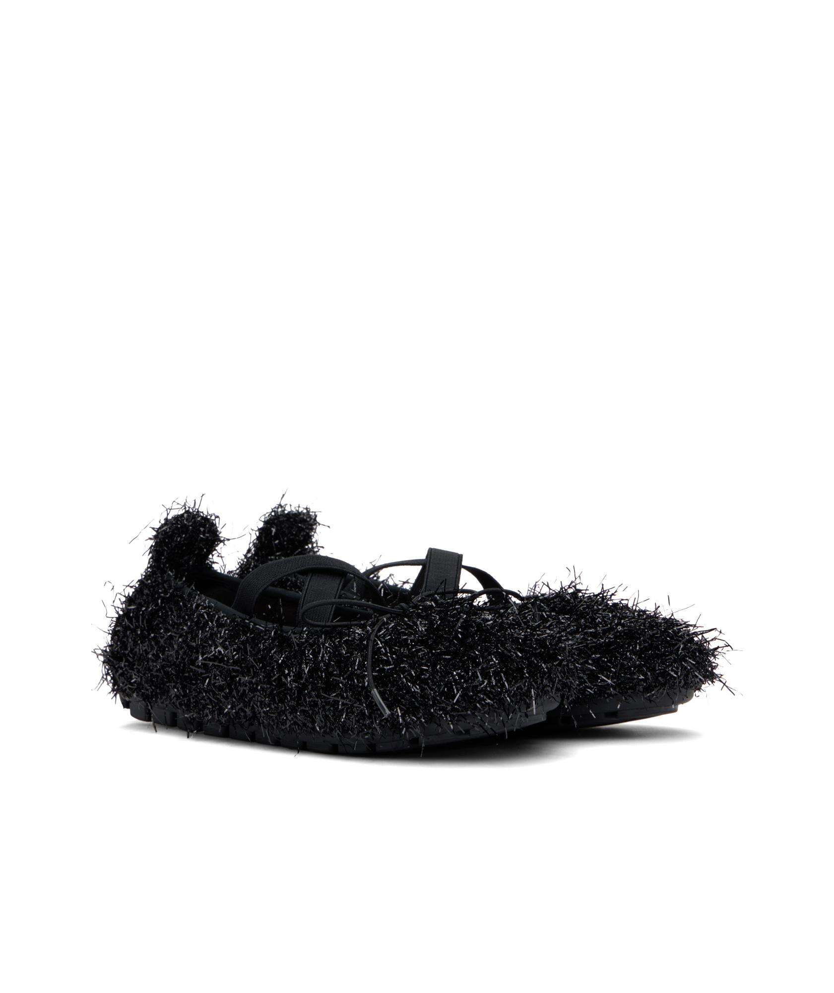 Simone Rocha Tinsel Grip Ballet Flats in Black | Lyst