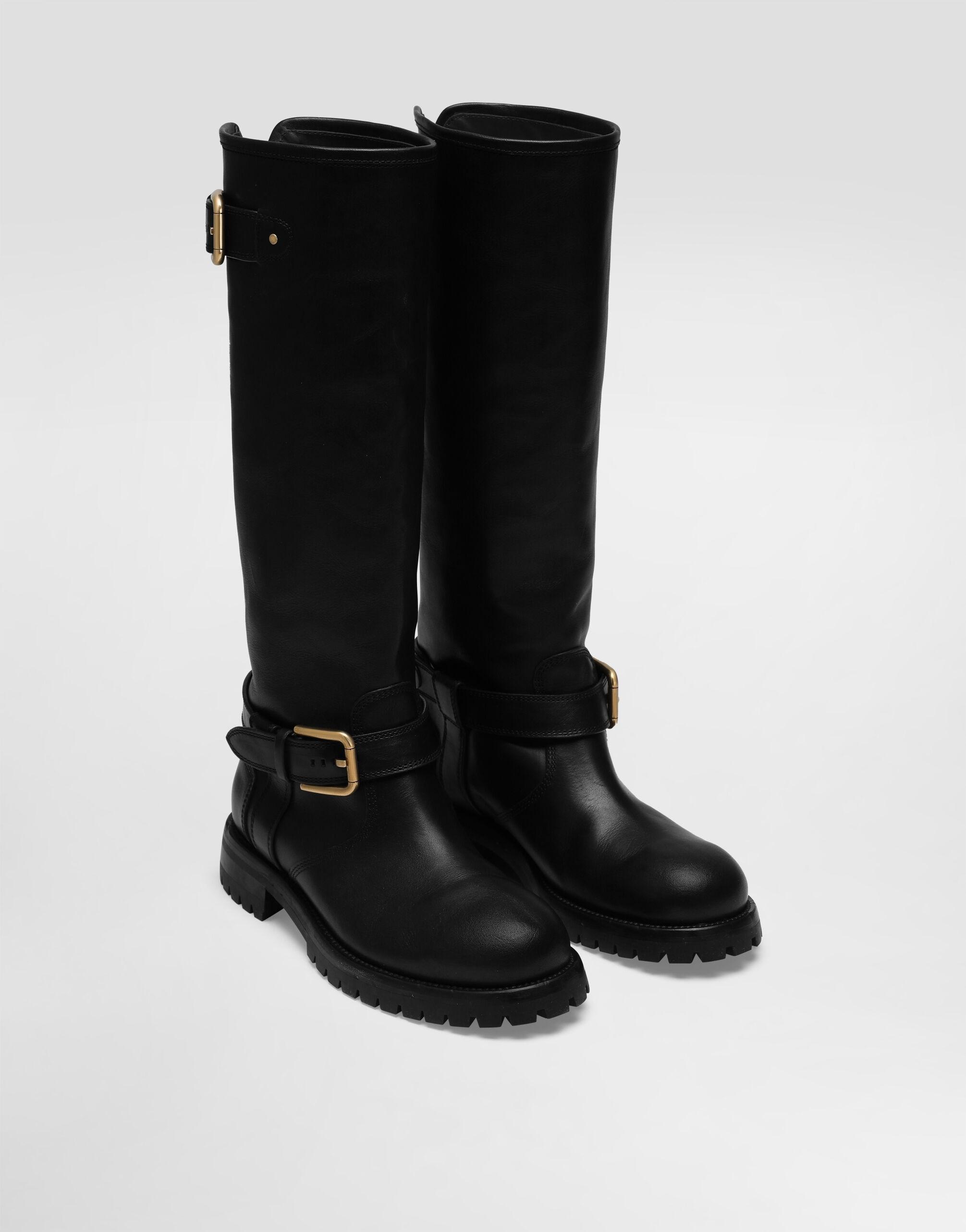 ロングブーツ Dolce & Gabbana Dolce & Gabbana Boots Black Dolce & Gabbana(ドルチェ&ガッバーナ) ブーツ(レディース