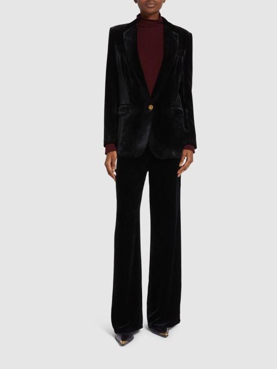ジャケット ETRO 'Pegaso' single-breasted blazer (WRCA004399TTB54 B0711) Etro Single-Breasted Blazer in Black | Lyst
