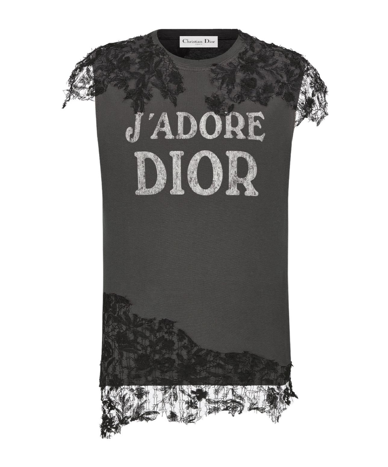 Dior J'Adore Tank Top in Black | Lyst