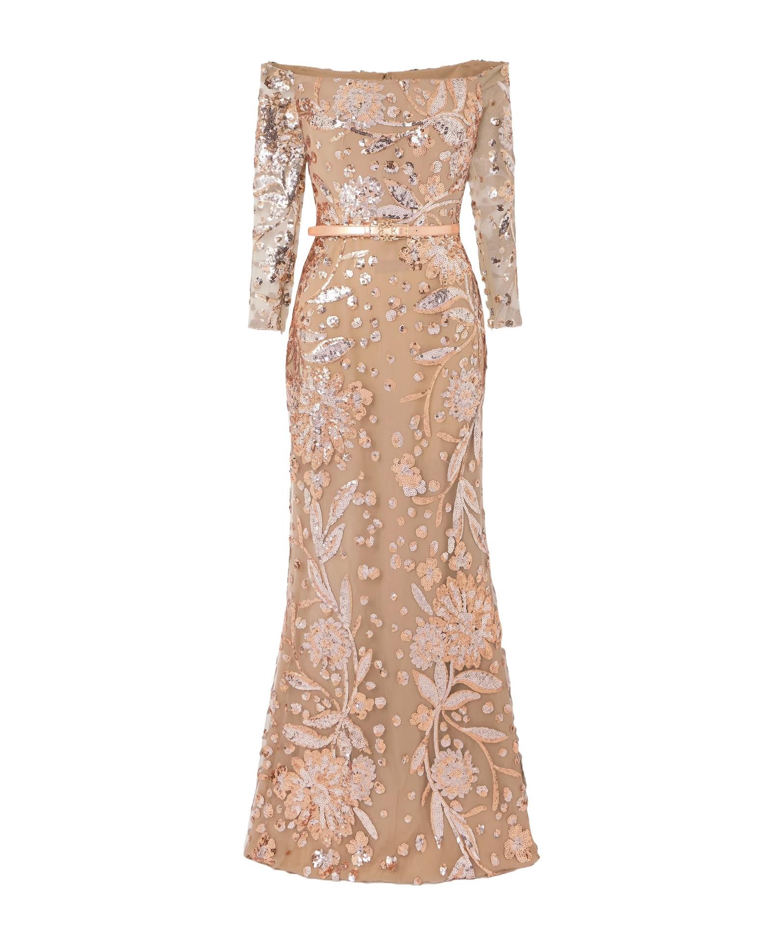 green emerald velvet dress Look 49 – ELIE SAAB
