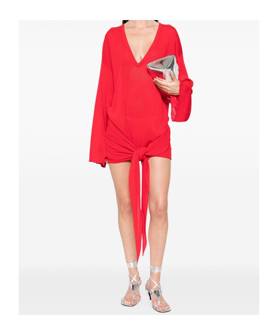 The Attico Short Dresses in Red | Lyst