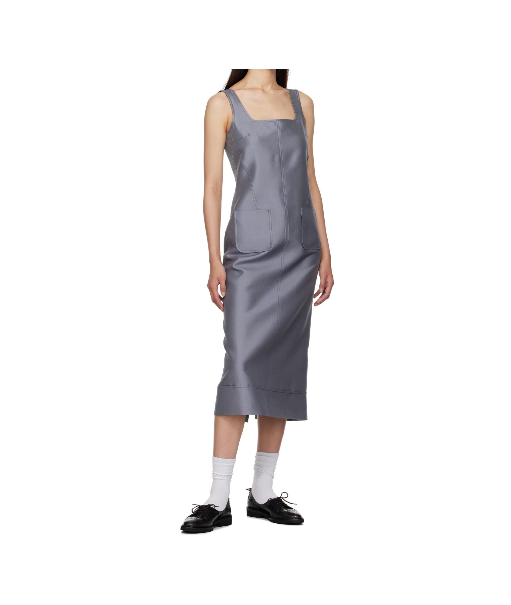 ワンピース THOM BROWNE Two-tone cotton shirt dress (FKD156AY3007 035) THOM BROWNE Cotton-poplin mini shirt dress | THE OUTNET