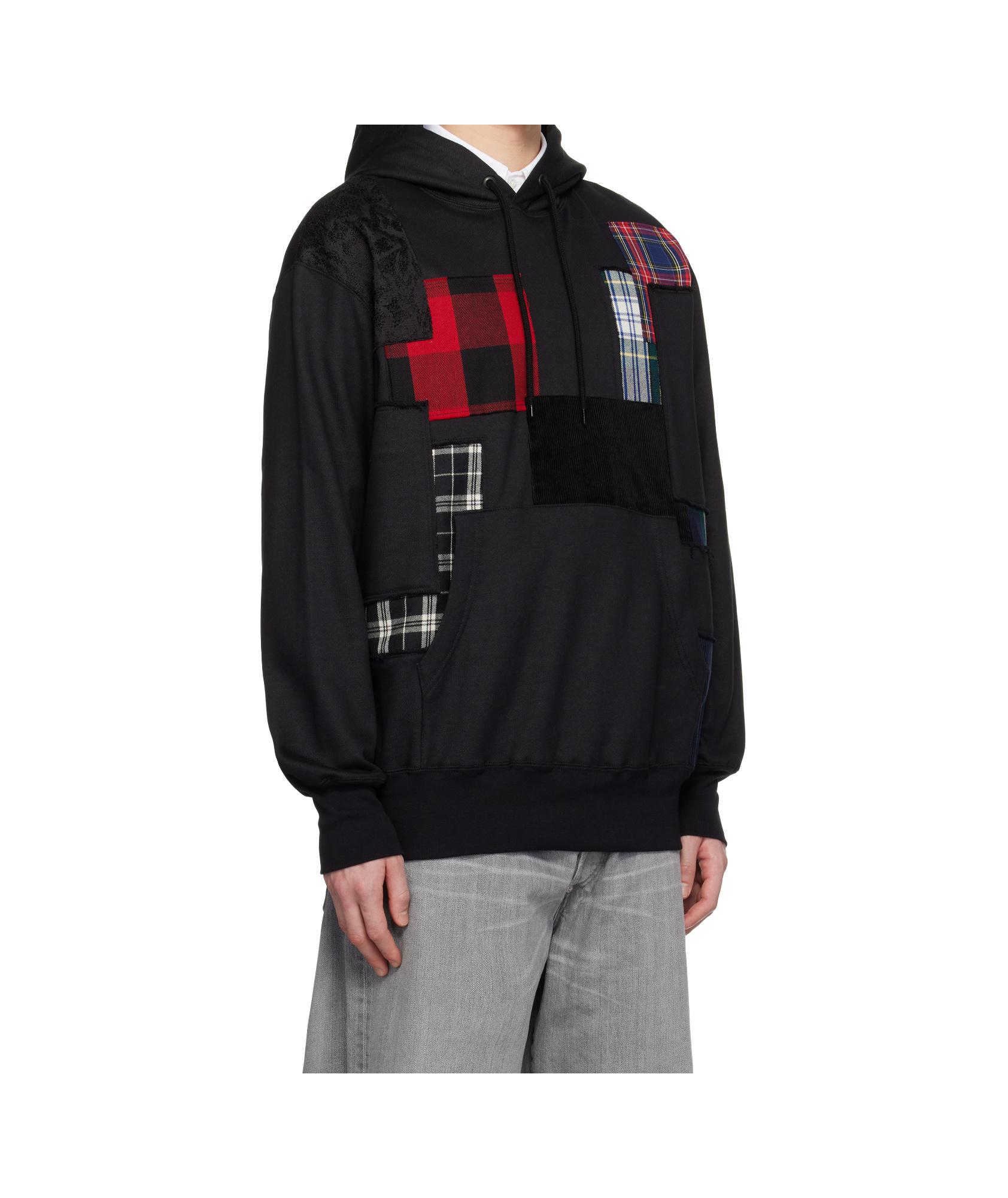 パーカー・フーディ JUNYA WATANABE PRINTED COTTON HOODIE Junya Watanabe Hooded sweatshirt with graphic print and