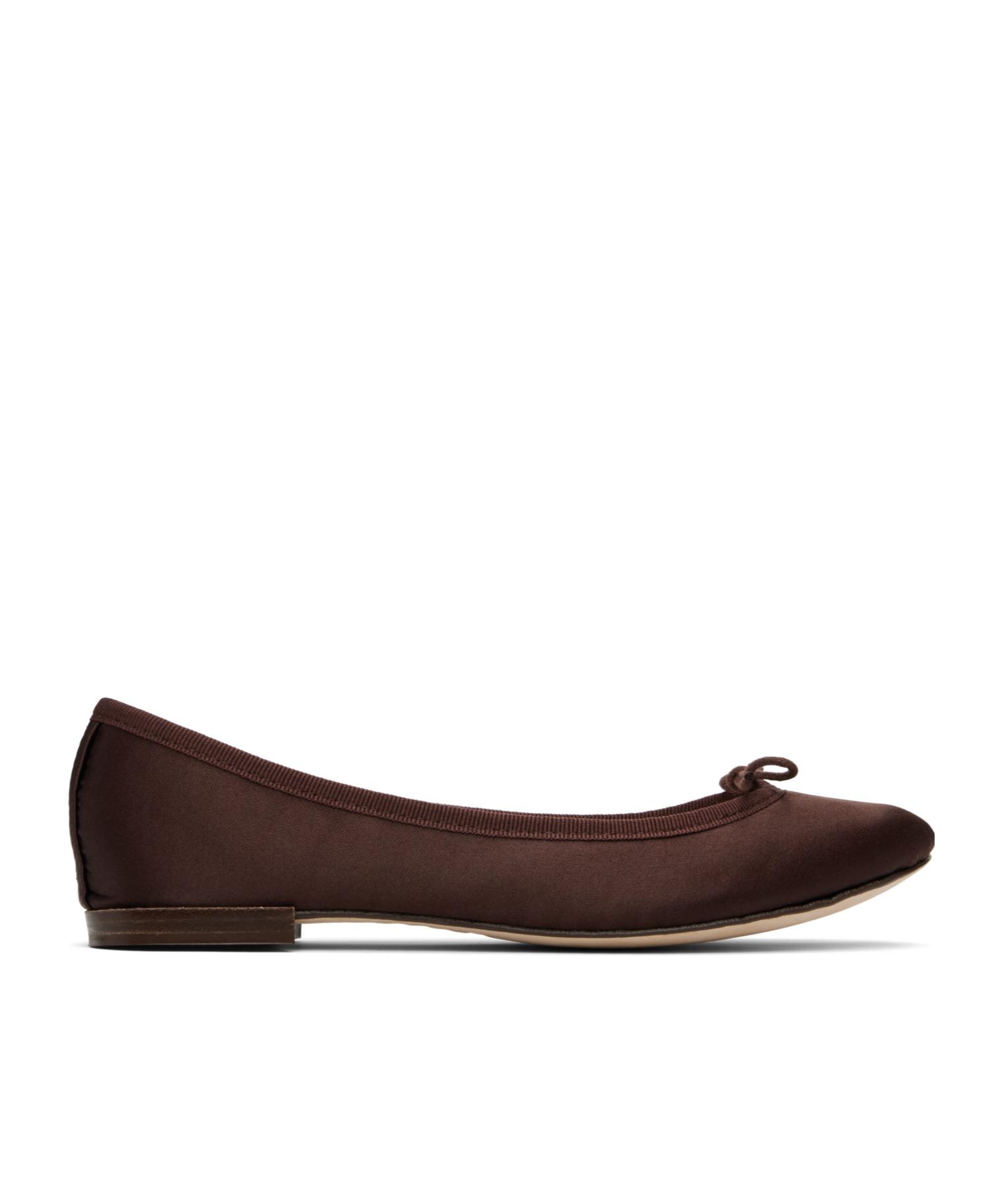 repetto brown ballet flats