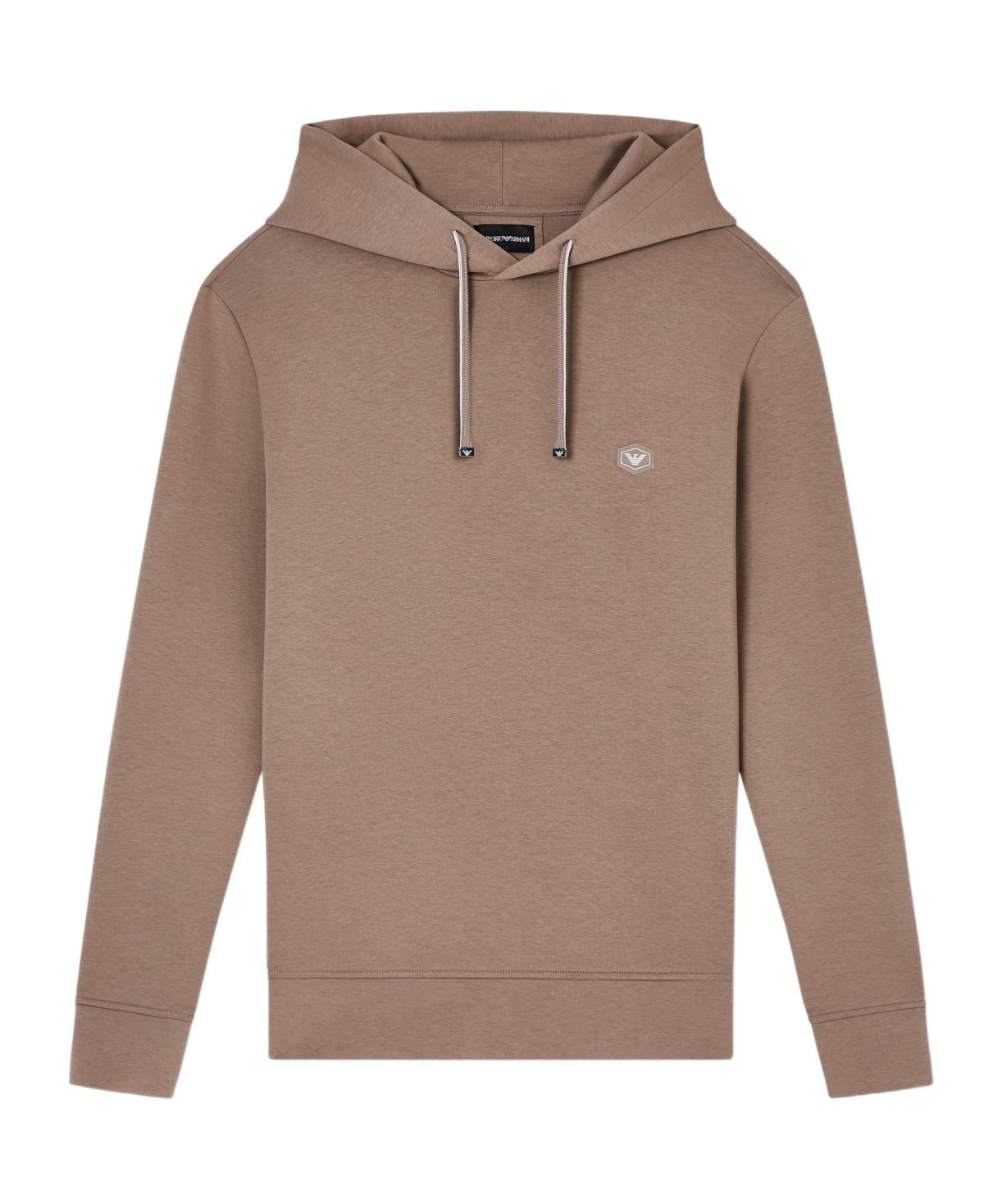 【EMPORIO ARMANI】 Men's String Hem Hoodie ★ Brown 29329930_58509160_1000.jpg