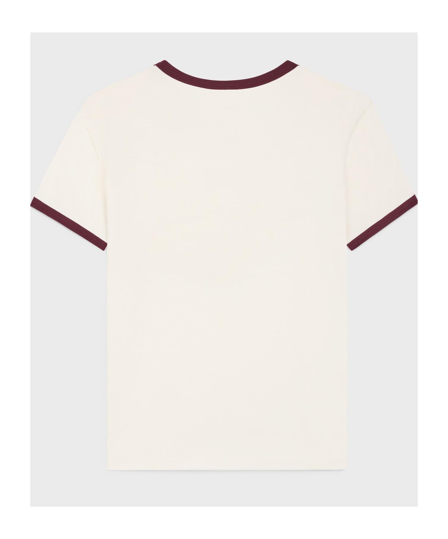 Celine Blason Regular T-Shirt in White for Men | Lyst